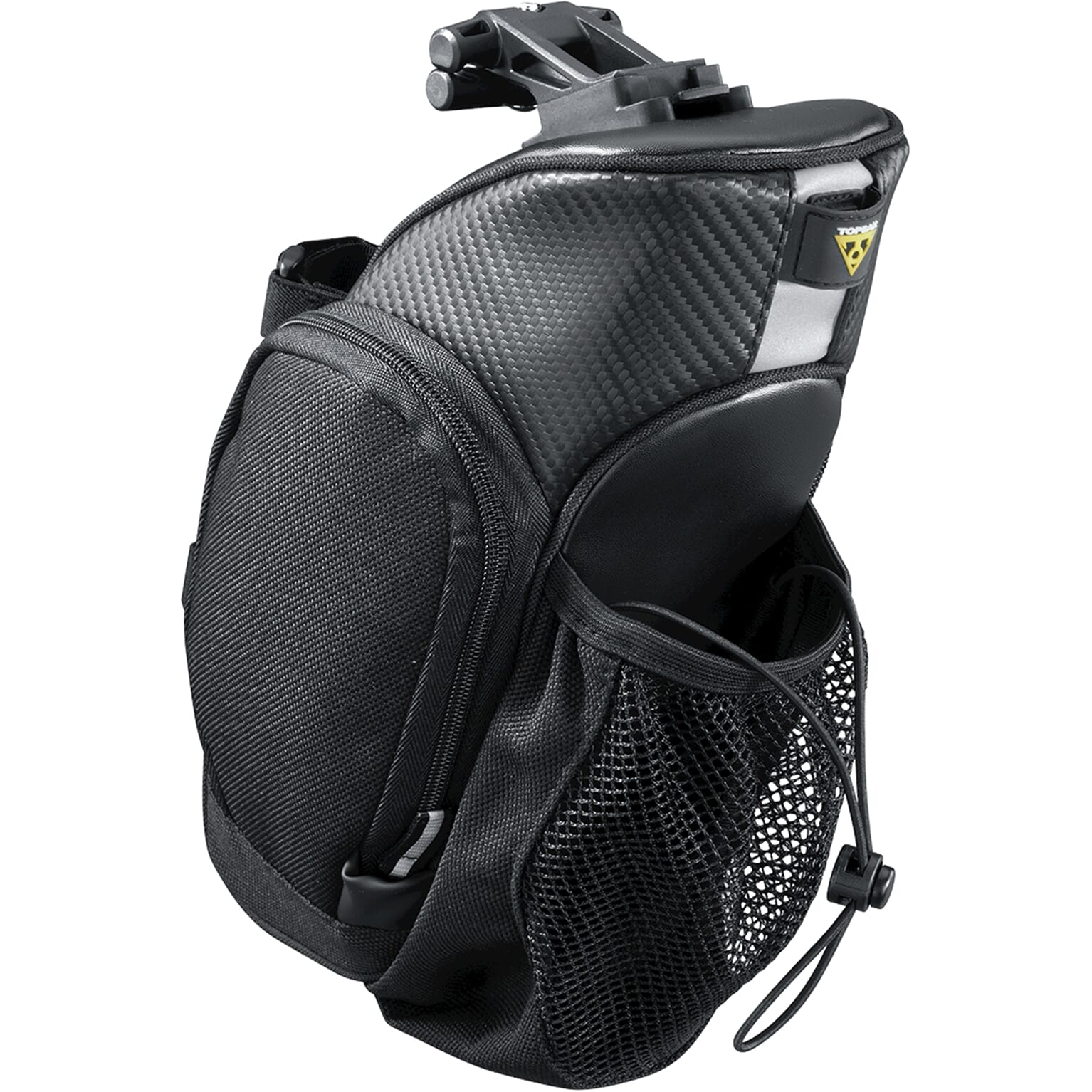 Topeak mondopack hydro zadeltas - nylon, afneembaar, zwart, 1,7l
