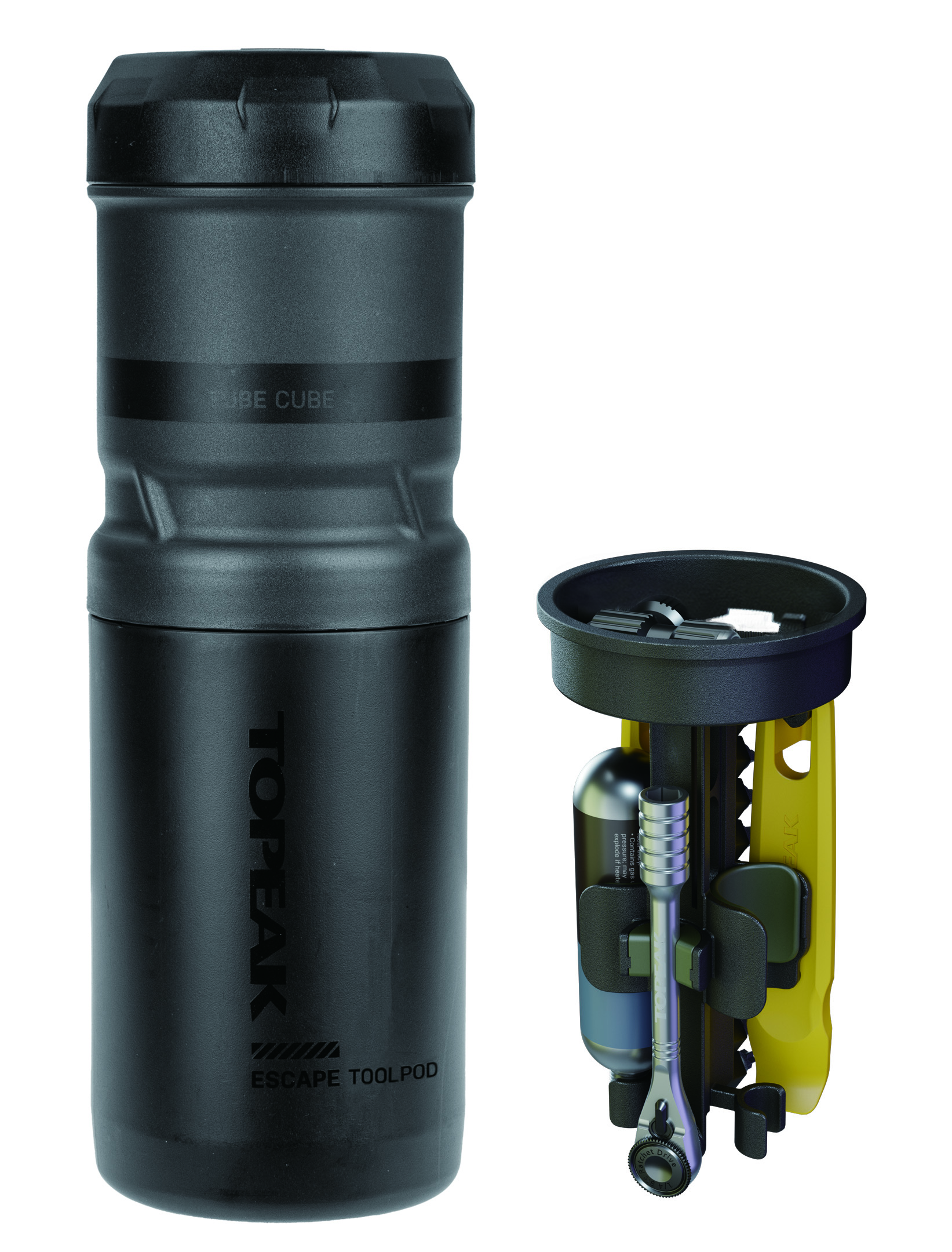 Topeak bidon escape tool pod zwart afbeelding