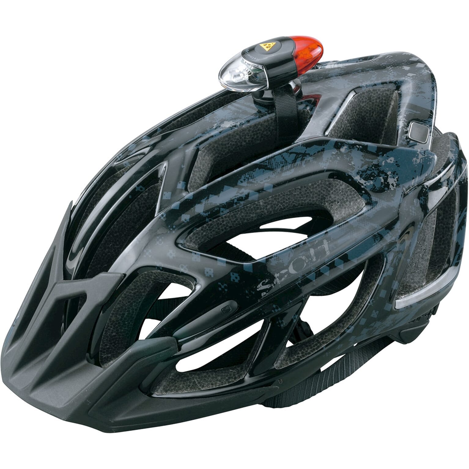 Topeak helm led headlux batterij zwart afbeelding