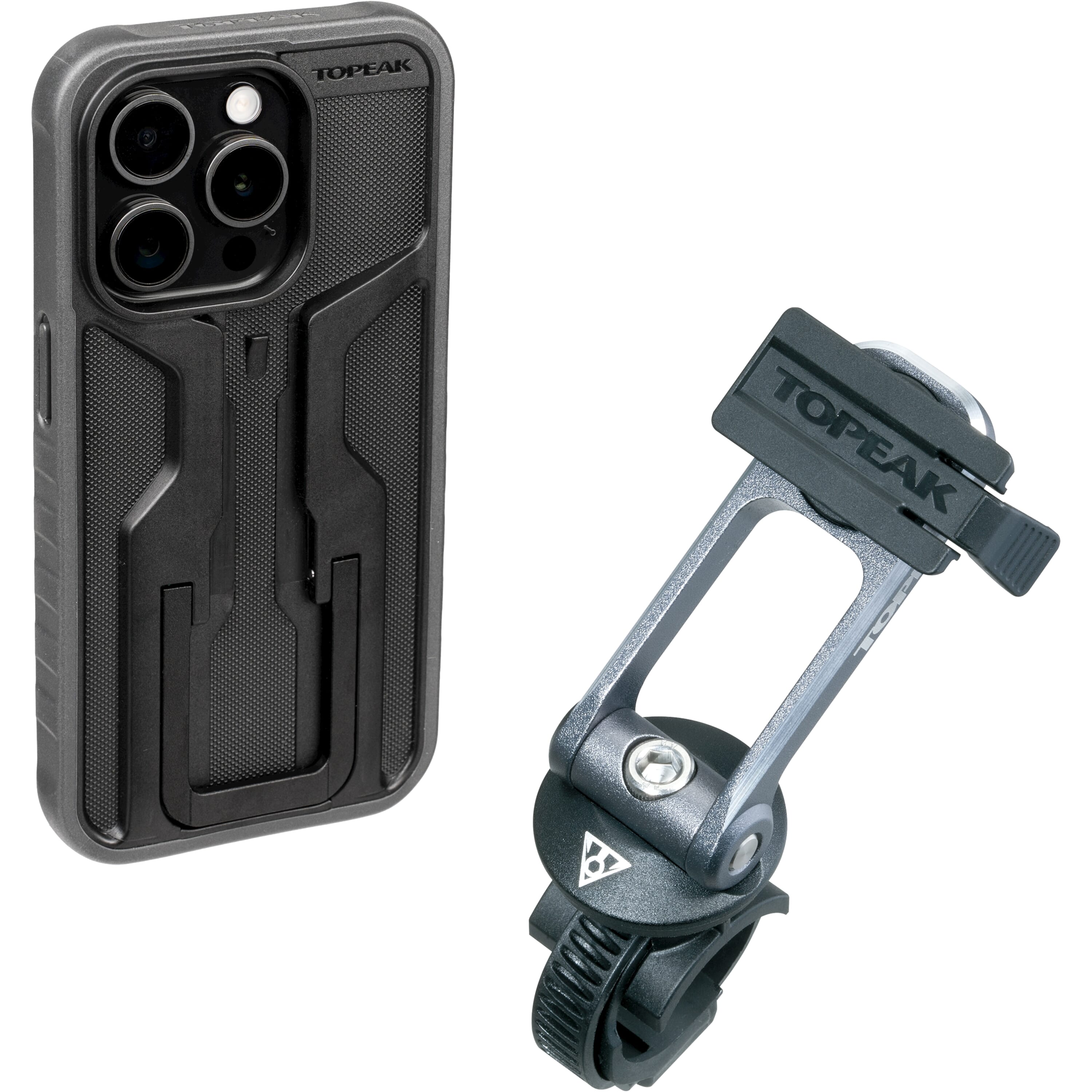 Topeak ridecase iphone 15 pro incl. bevestiging afbeelding