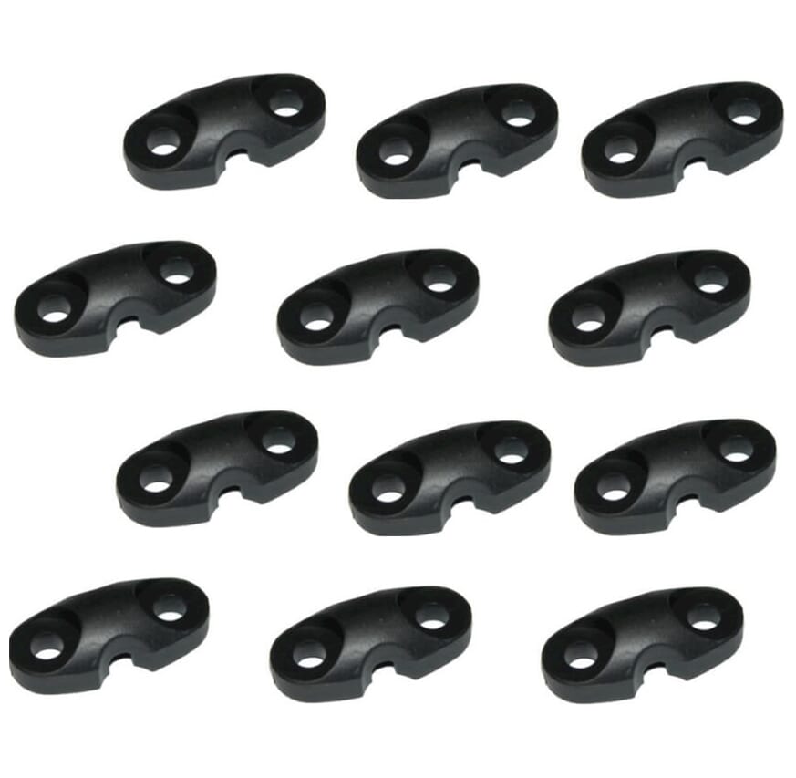 Bofix doos spatbordstang klemstuk pvc (12 stuks) afbeelding