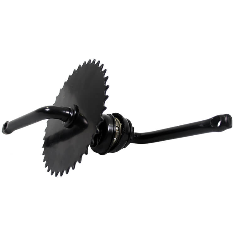 Alpina crankset one-piece 12 black afbeelding