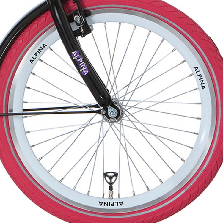 Alpina voorwiel 20 j19db paars zink spk afbeelding