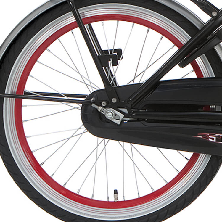 Alpina achterwiel 20 remnaaf j19sg rood zink spk afbeelding