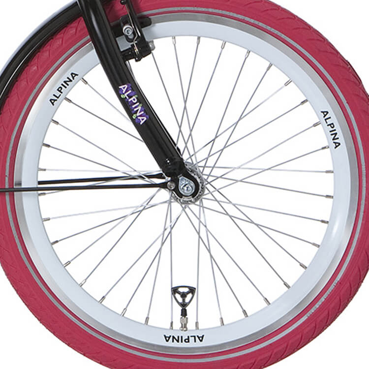 Alpina voorwiel 22 j19db wit zink spk afbeelding