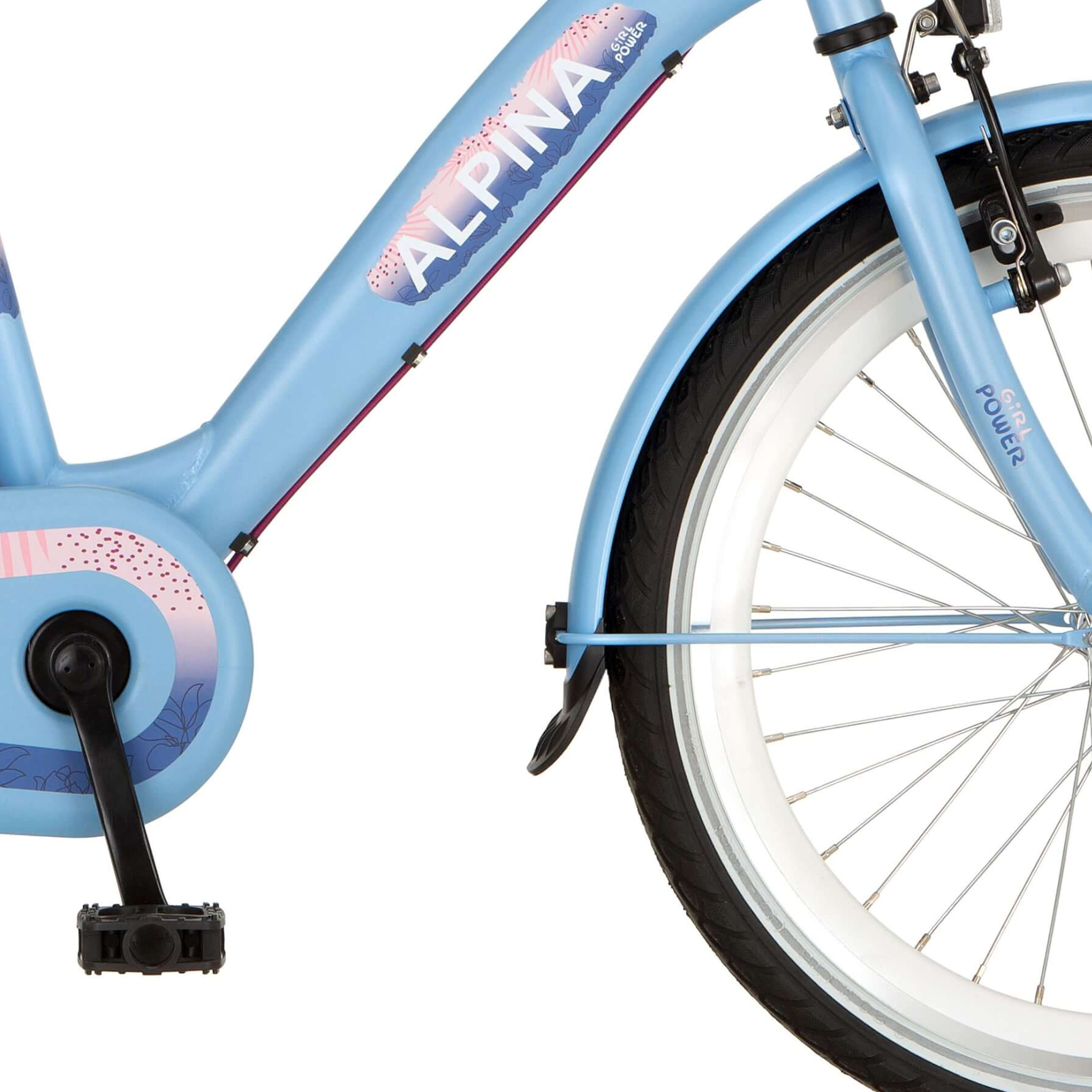 Alpina spatbord set 20 alaska blue matt afbeelding