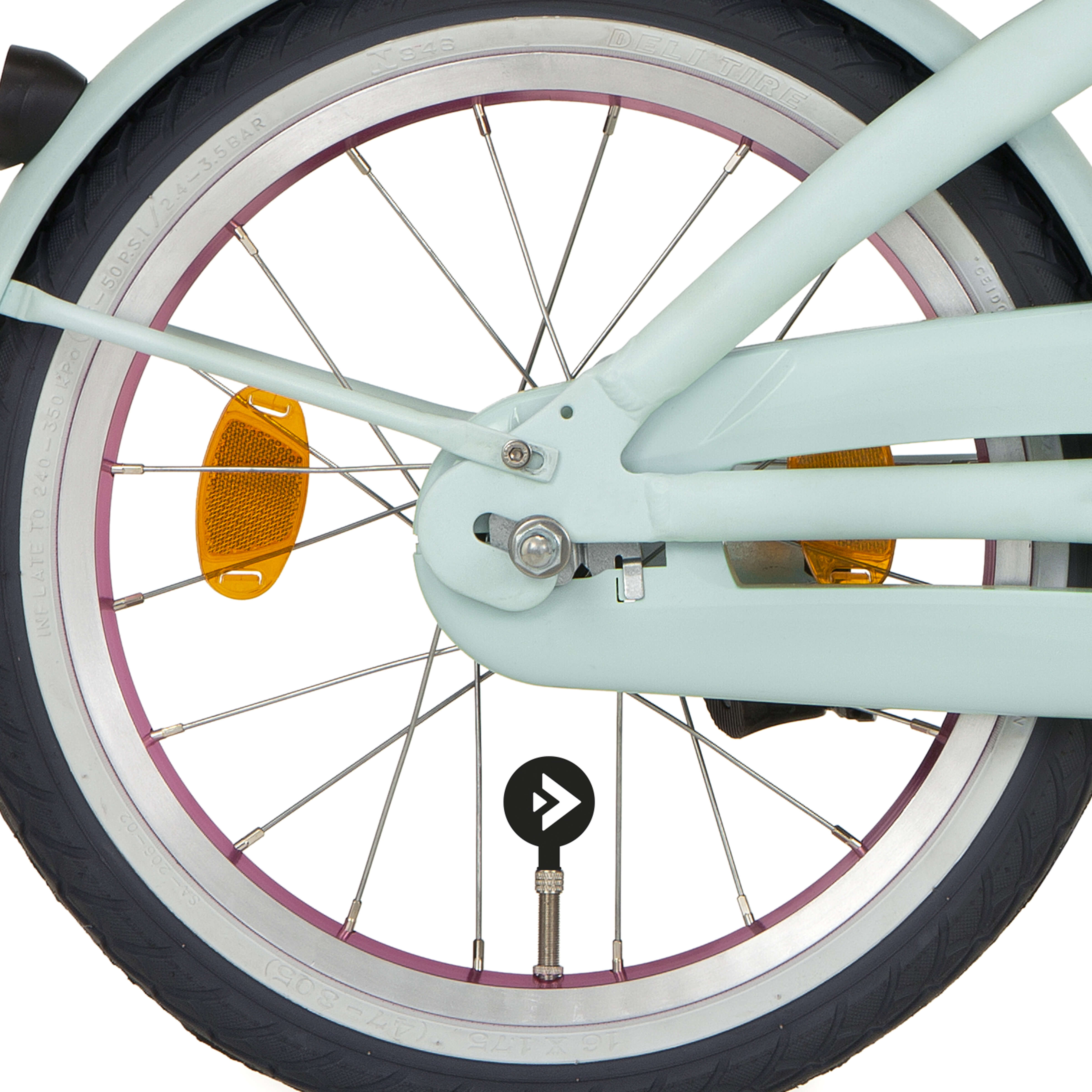 Alpina achterwiel 16 remnaaf j20 anoid pink zink spk afbeelding