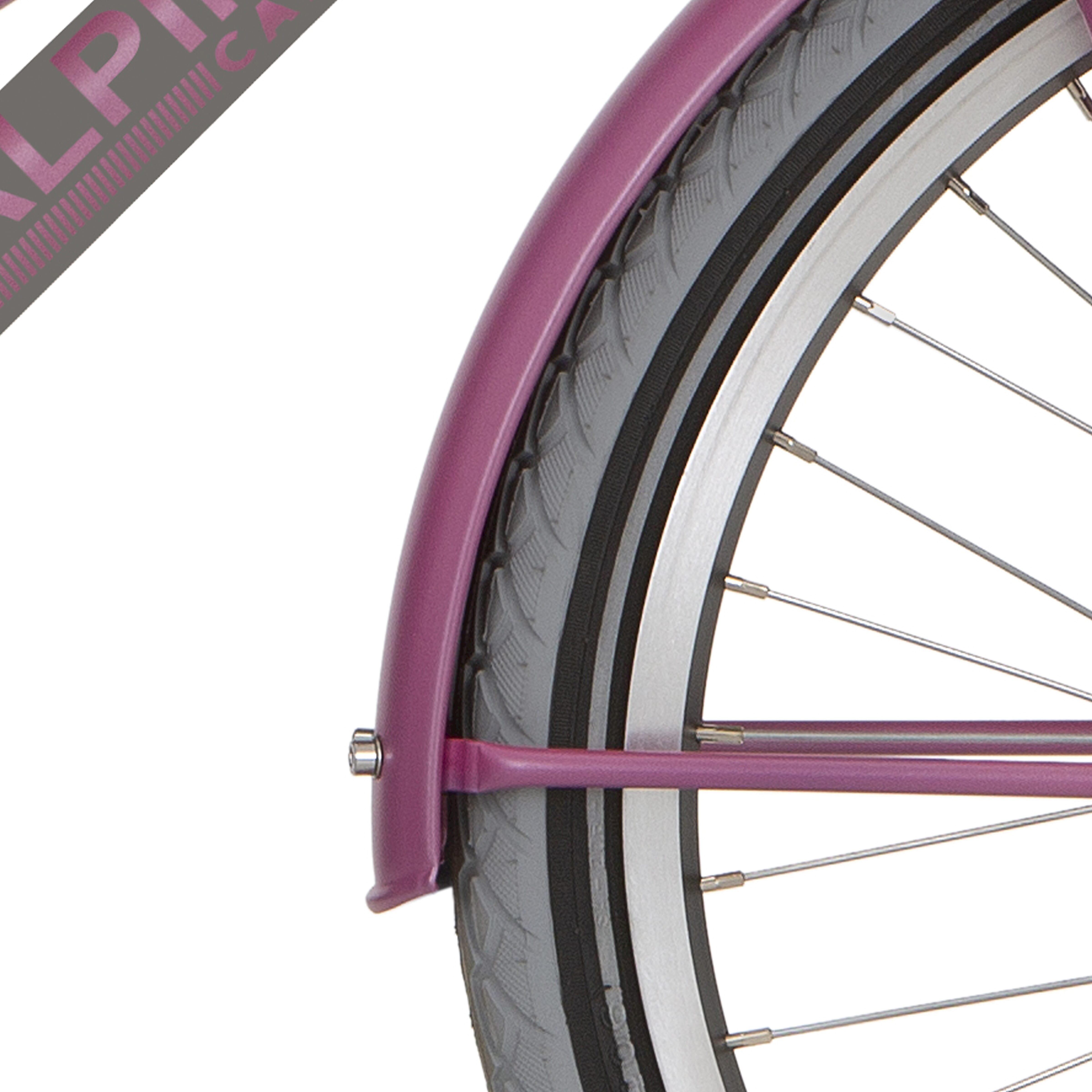 Alpina spatbord set 20 cargo fuchsia pink matt afbeelding