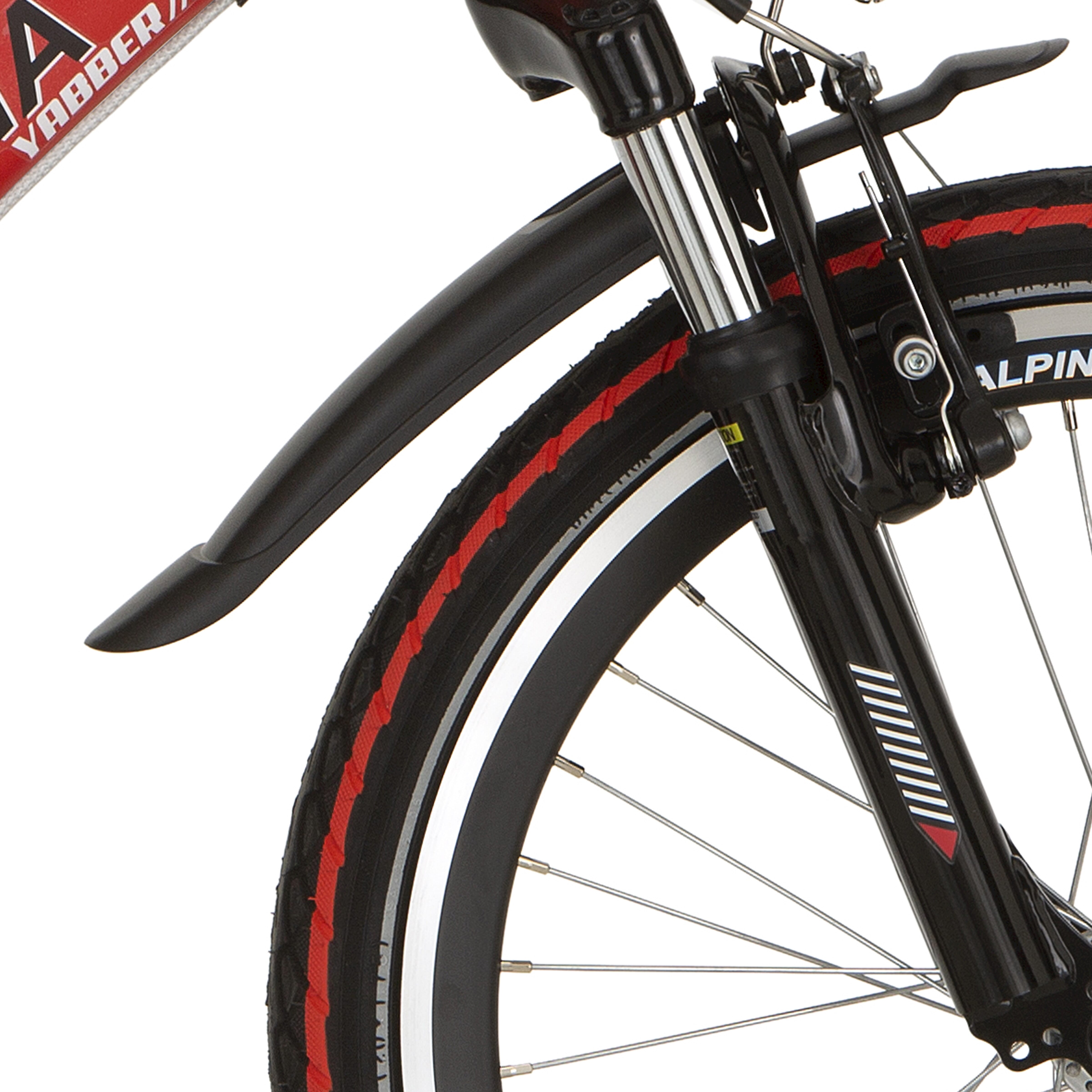 Alpina spatbord set yabber 20-22 pvc black afbeelding