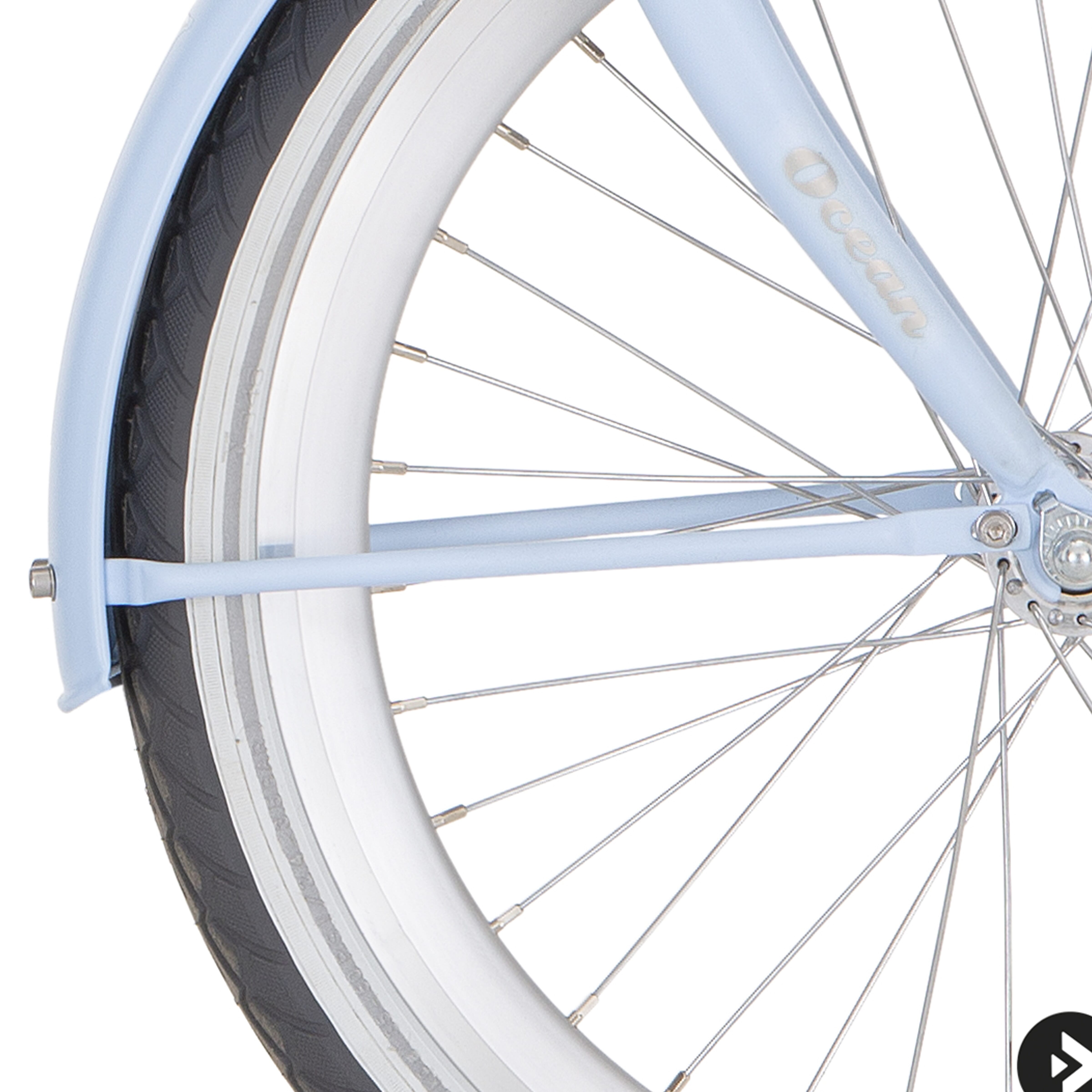 Alpina spatbordstang set 22 ocean ice blue matt afbeelding