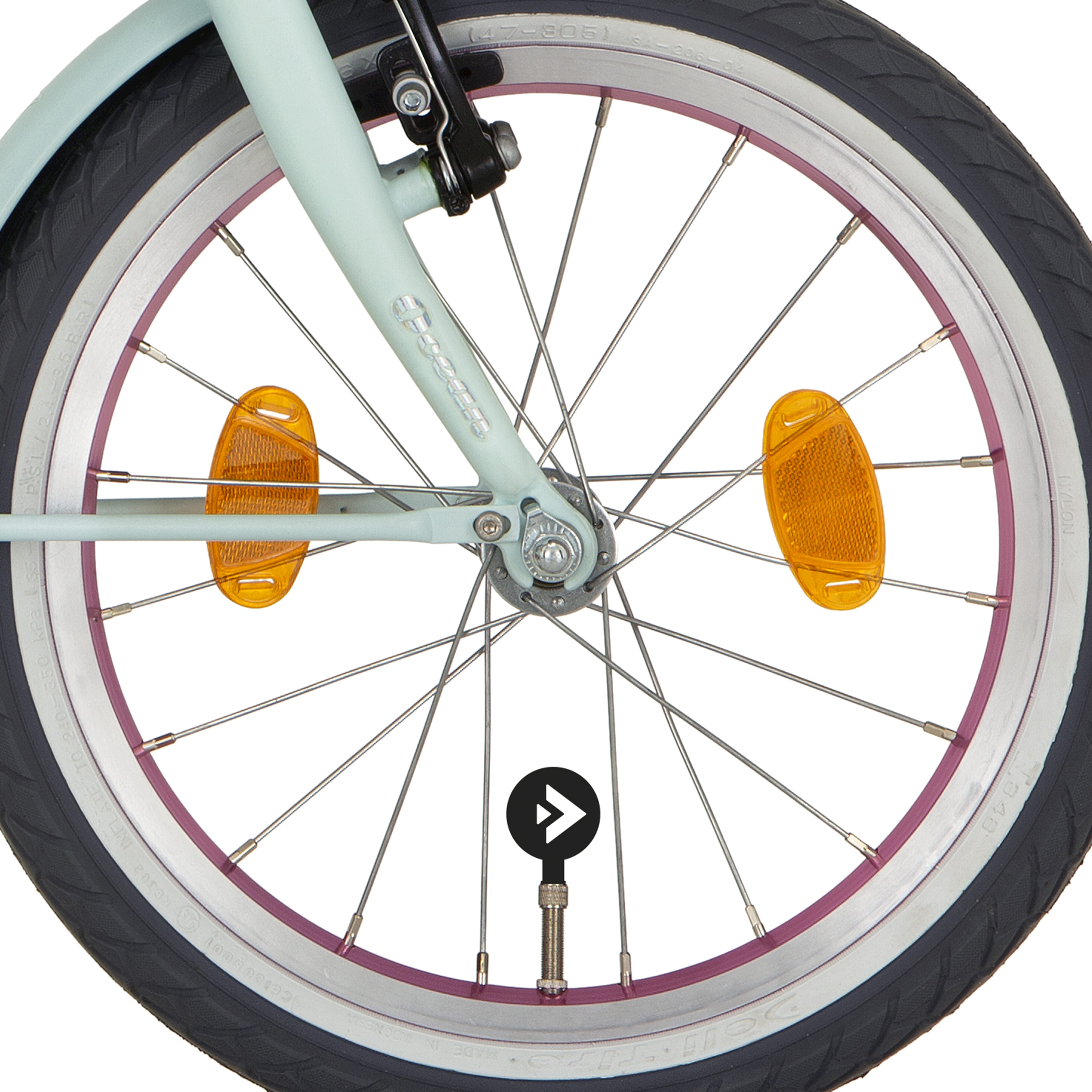 Alpina voorwiel 18 hlq-10a-1 anoid pink zink spk afbeelding