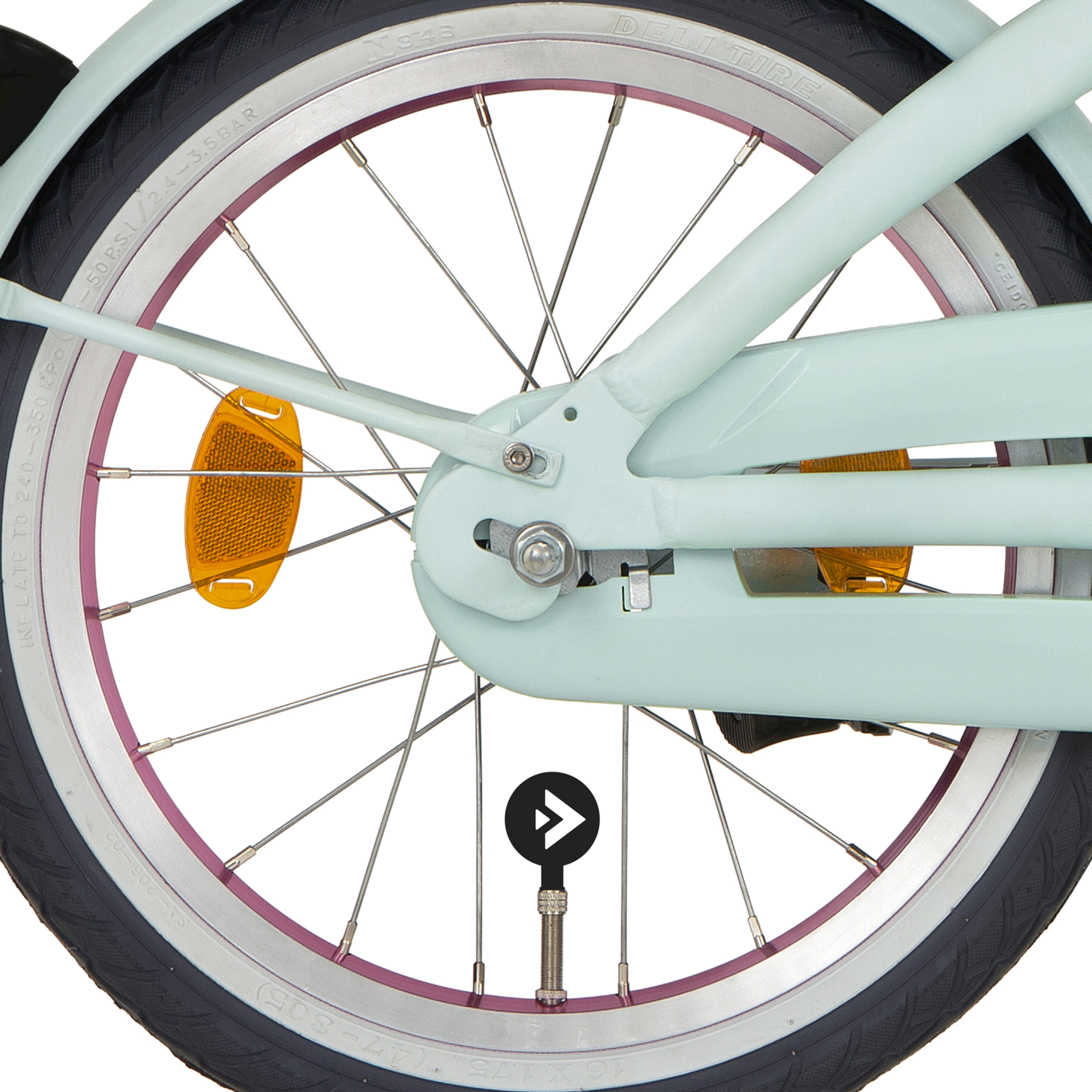 Alpina achterwiel 16 hlq-10a-1 anoid pink zink spk afbeelding