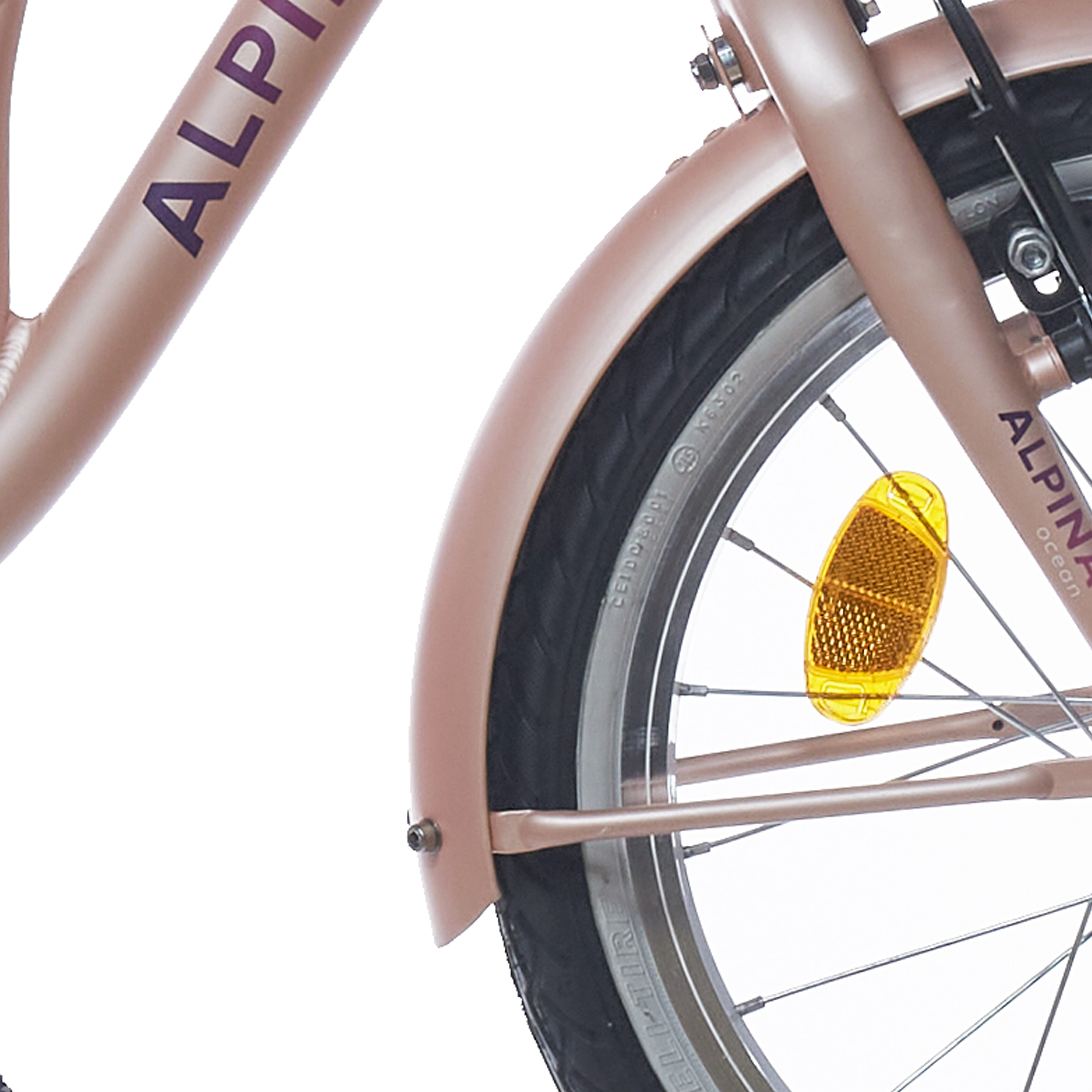 Alpina spatbord set + stang 18 ocean misty pink matt afbeelding