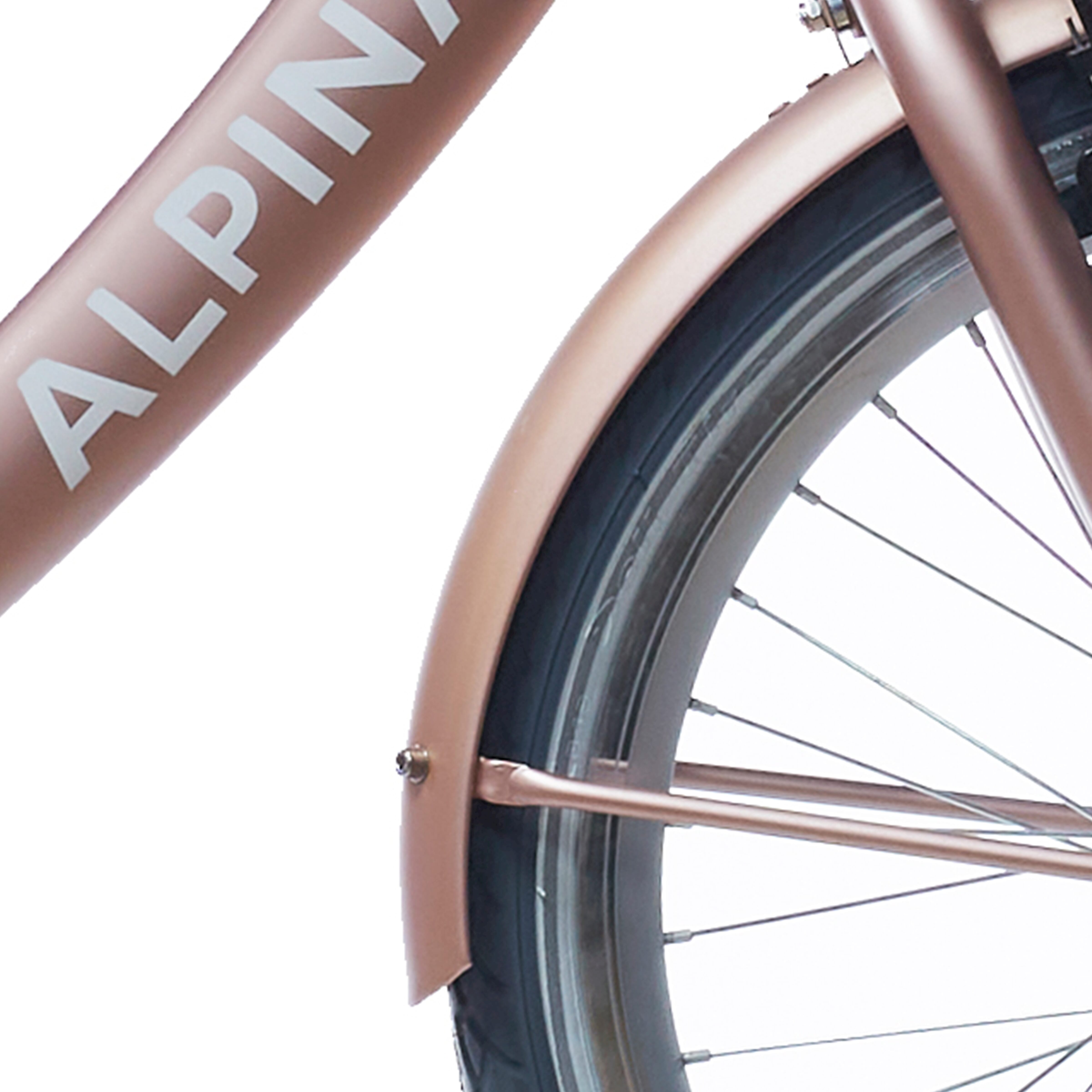 Alpina spatbord set + stang 20 clubb rose gold matt afbeelding