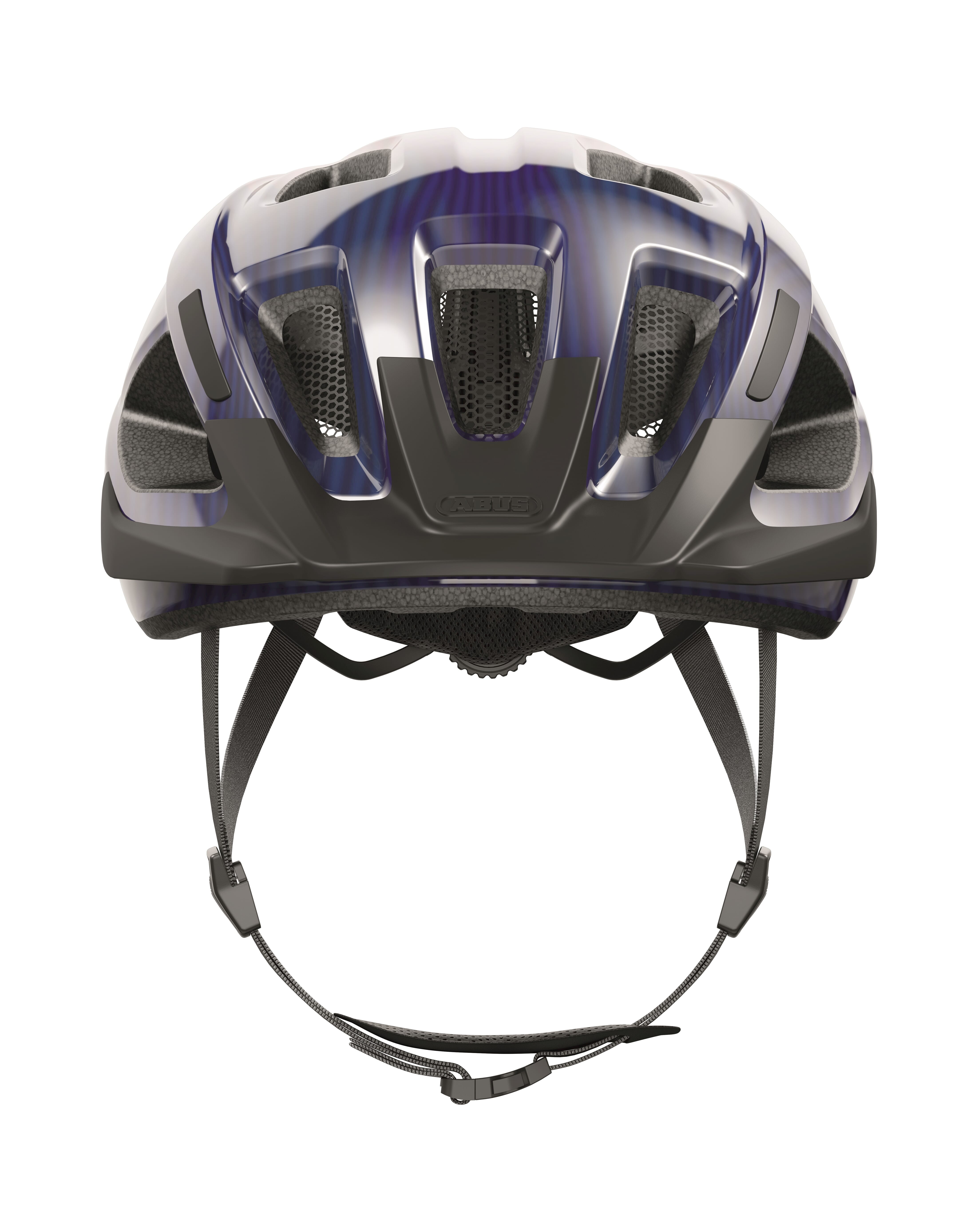 Abus helm aduro 3.0 purple waves m 52-58cm afbeelding