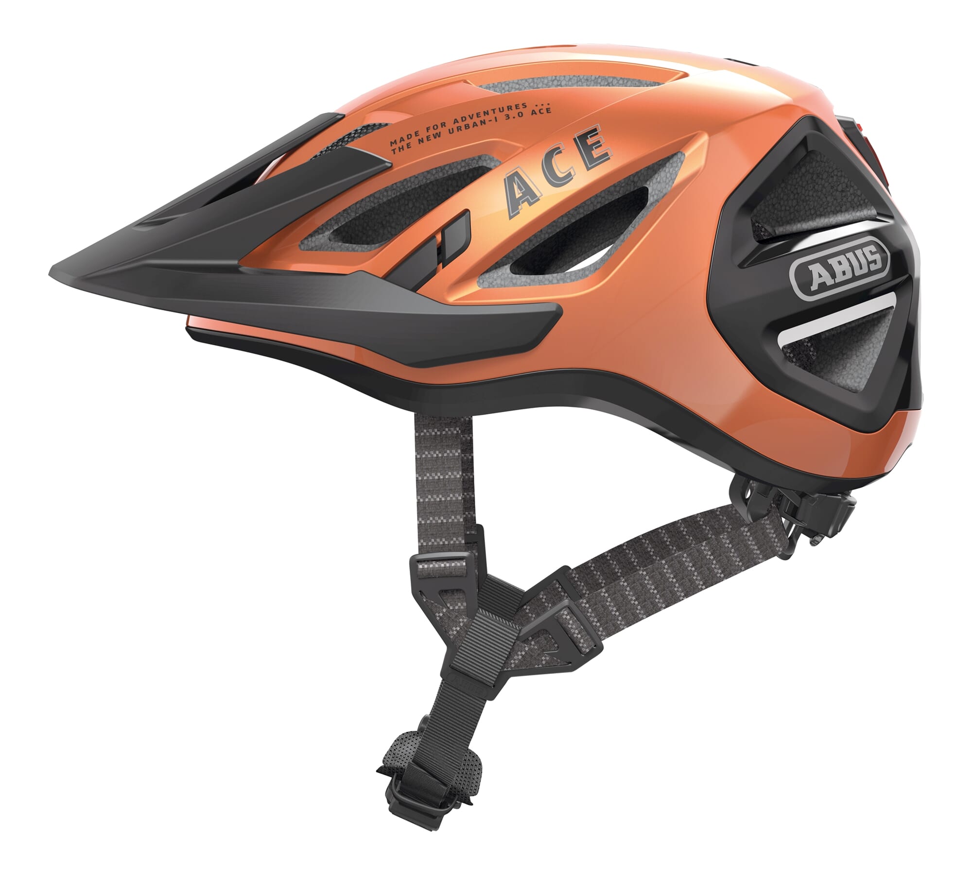 Abus helm urban-i 3.0 ace goldfish orange s 51-55cm afbeelding