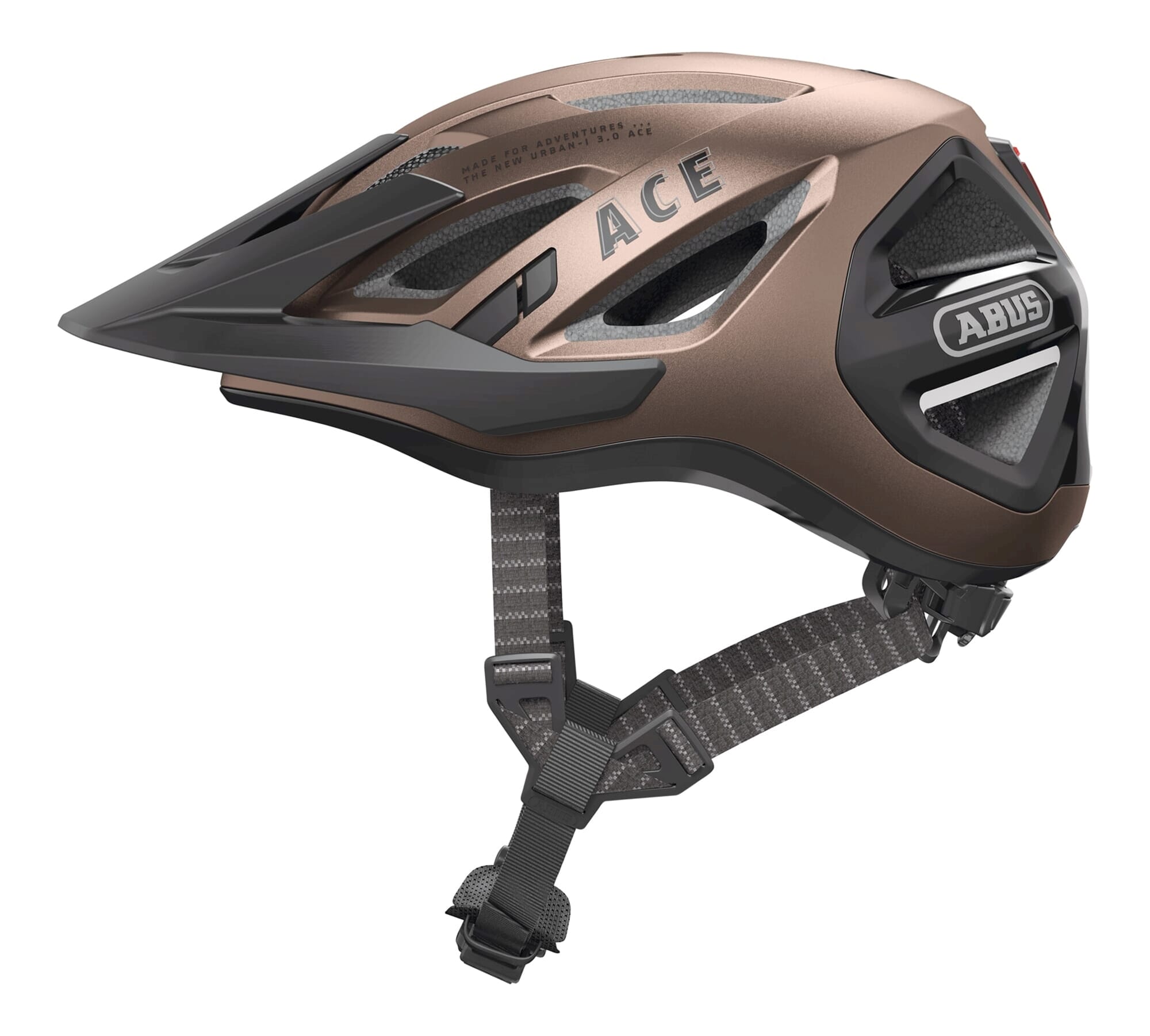 Abus helm urban-i 3.0 ace metallic copper l 56-61cm afbeelding