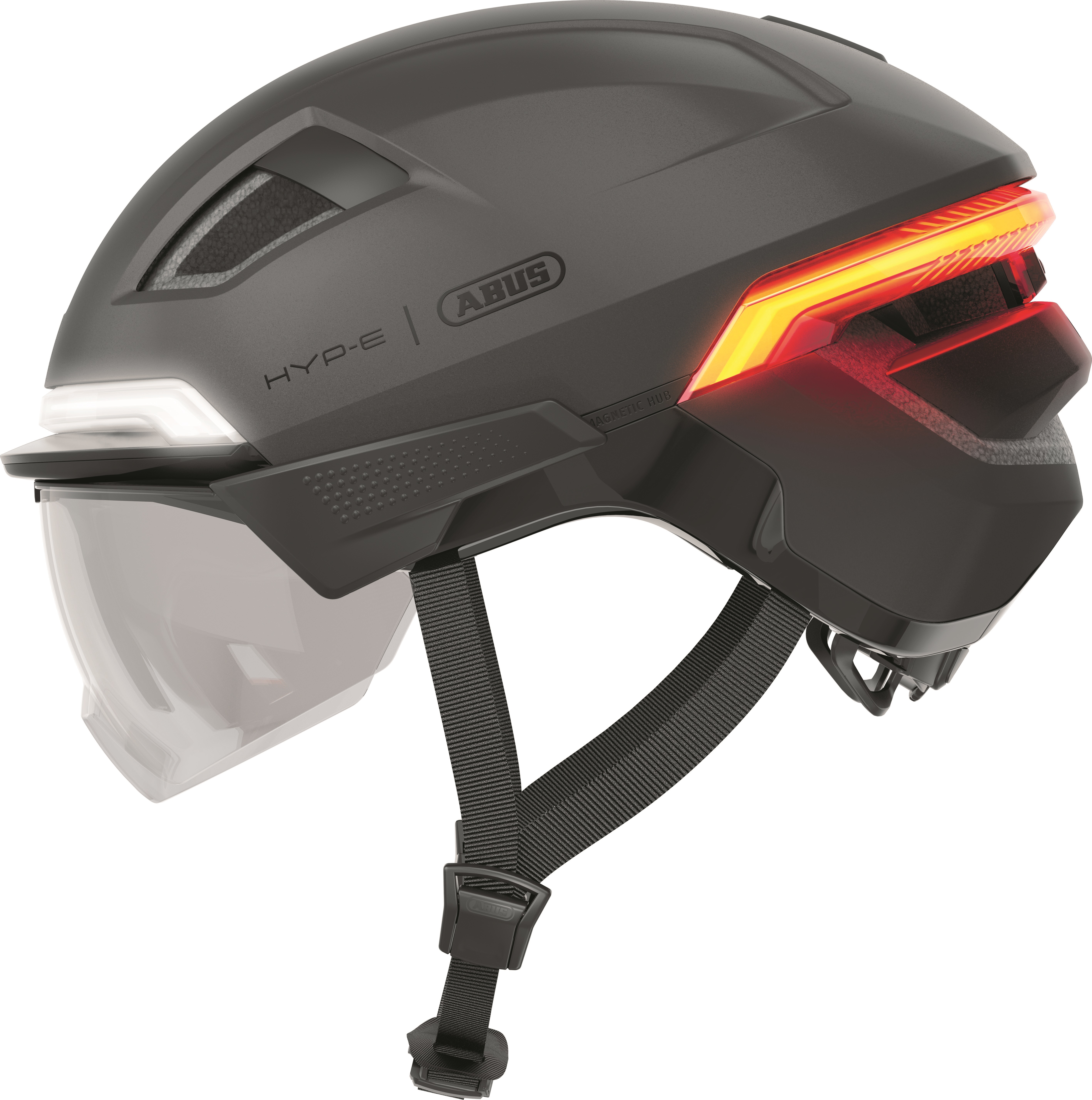 Abus smart helm hyp-e ace volcano titan l 57-61cm afbeelding