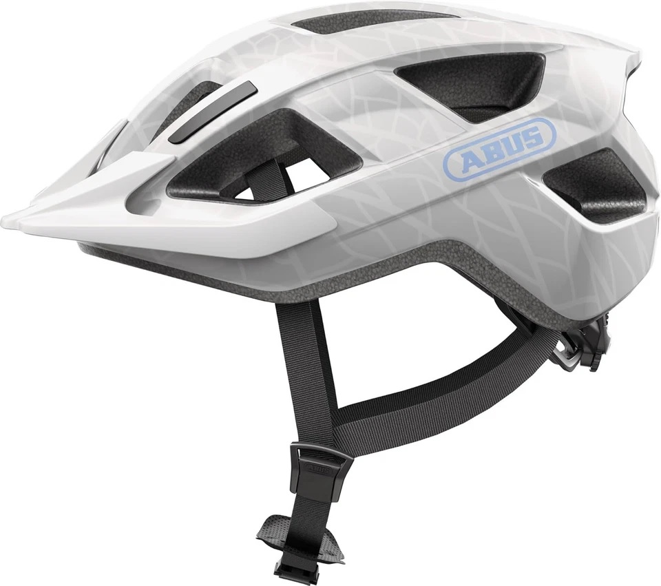 Abus helm aduro 3.0 led white art l 58-62cm afbeelding