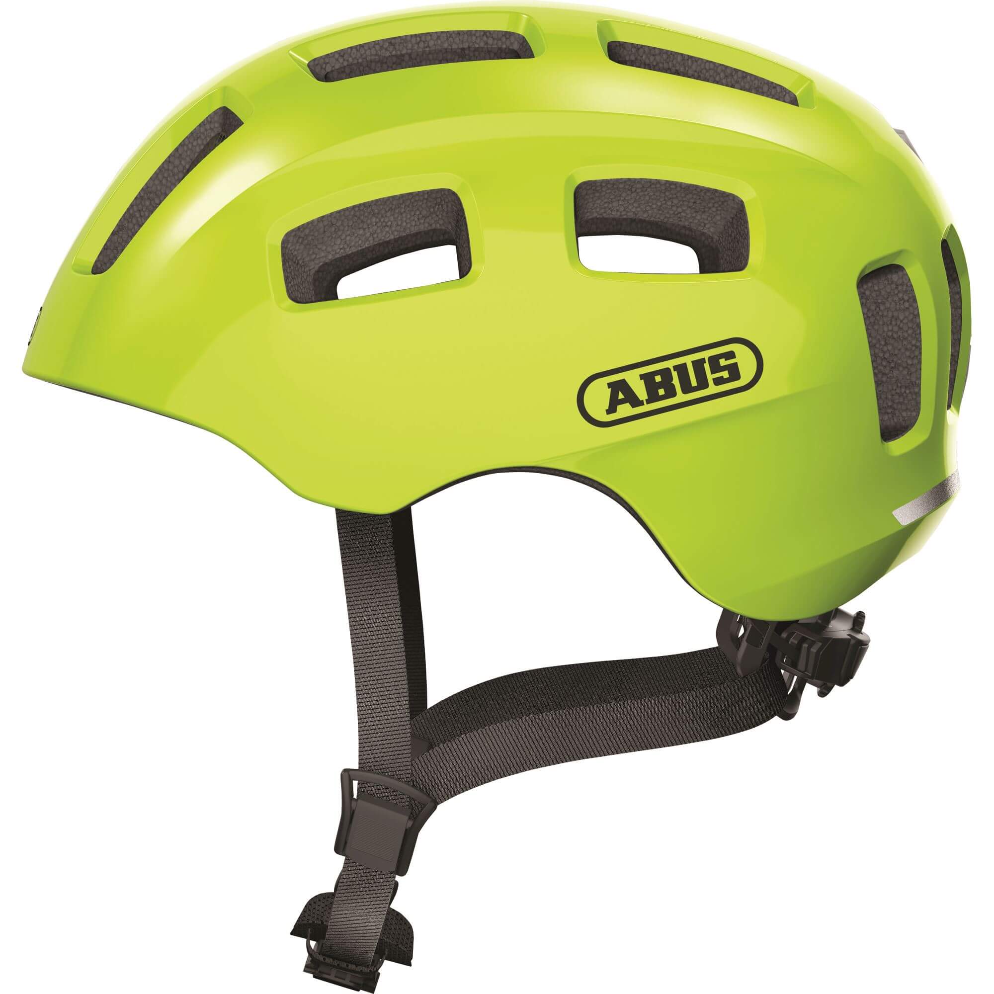Abus helm youn-i 2.0 signal yellow m 52-57cm afbeelding