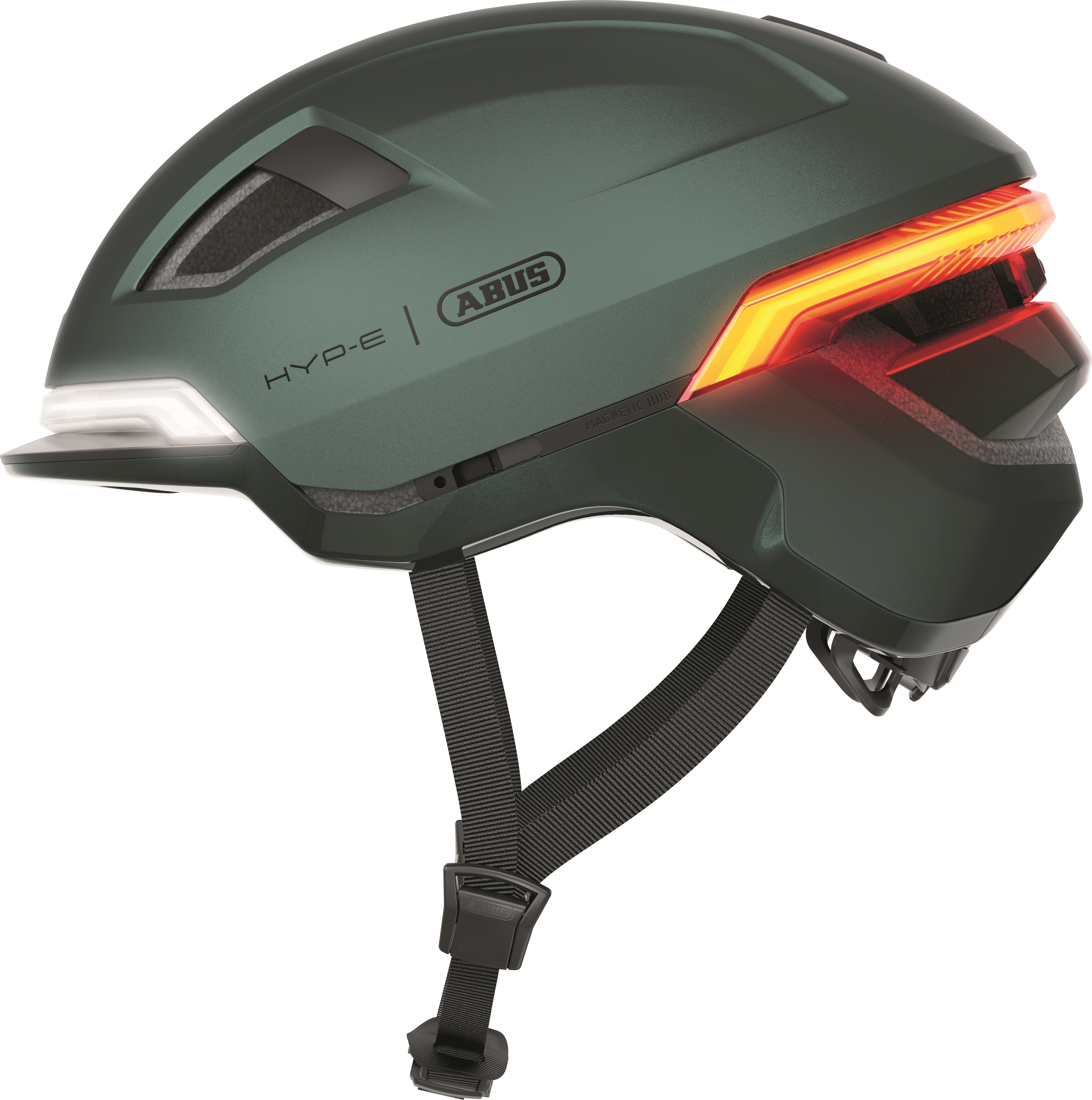 Abus smart helm hyp-e jungle green s 51-55cm afbeelding