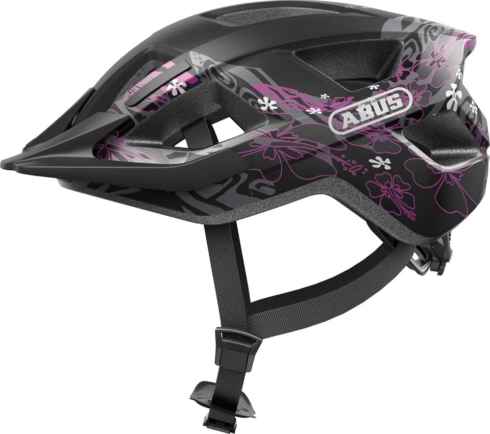 Abus helm aduro 3.0 led maori blackberry m 52-58cm afbeelding