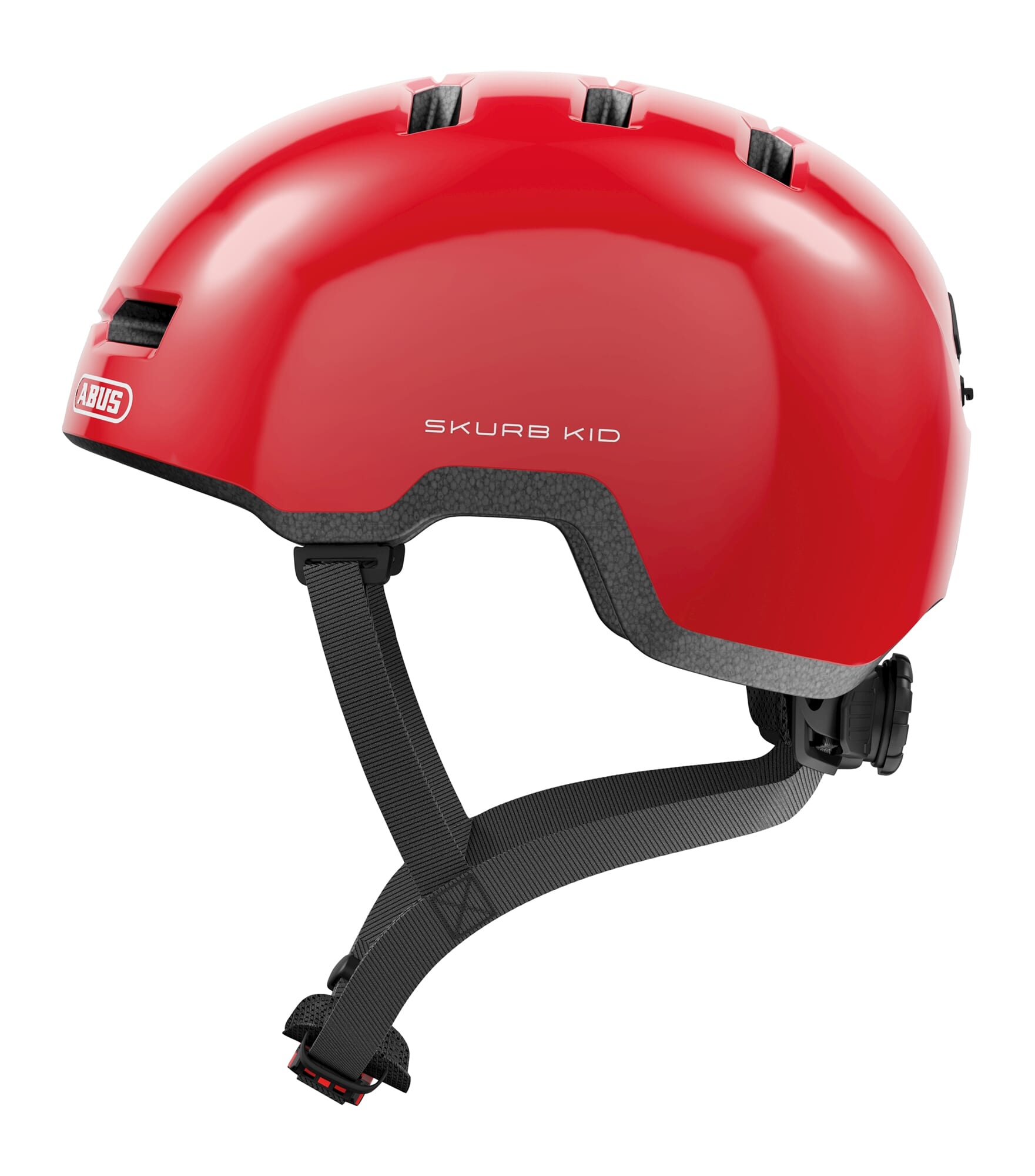 Abus helm skurb kid shiny red s 45-50cm afbeelding