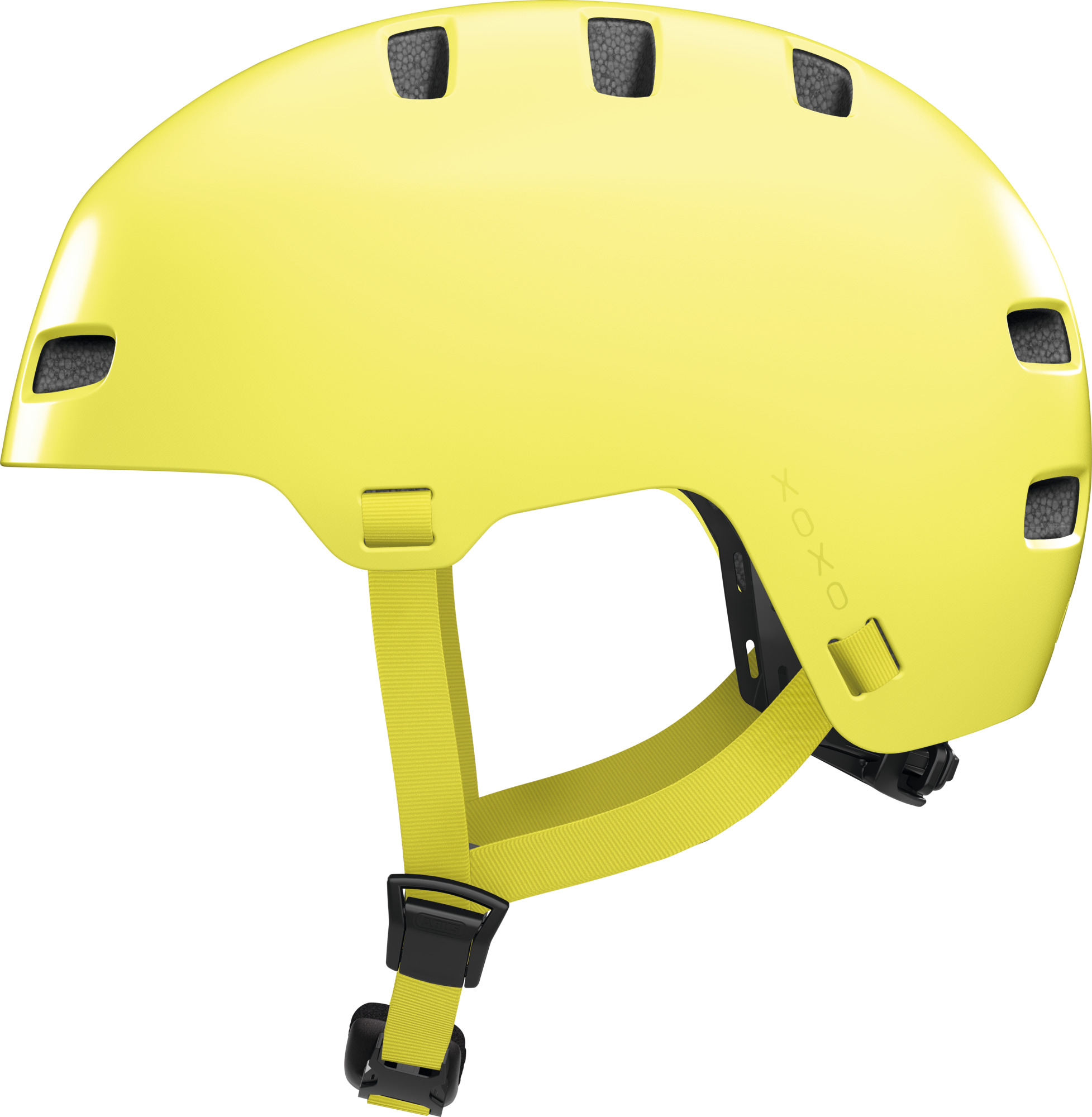 Abus helm xoxo mono yellow m 54-58cm afbeelding