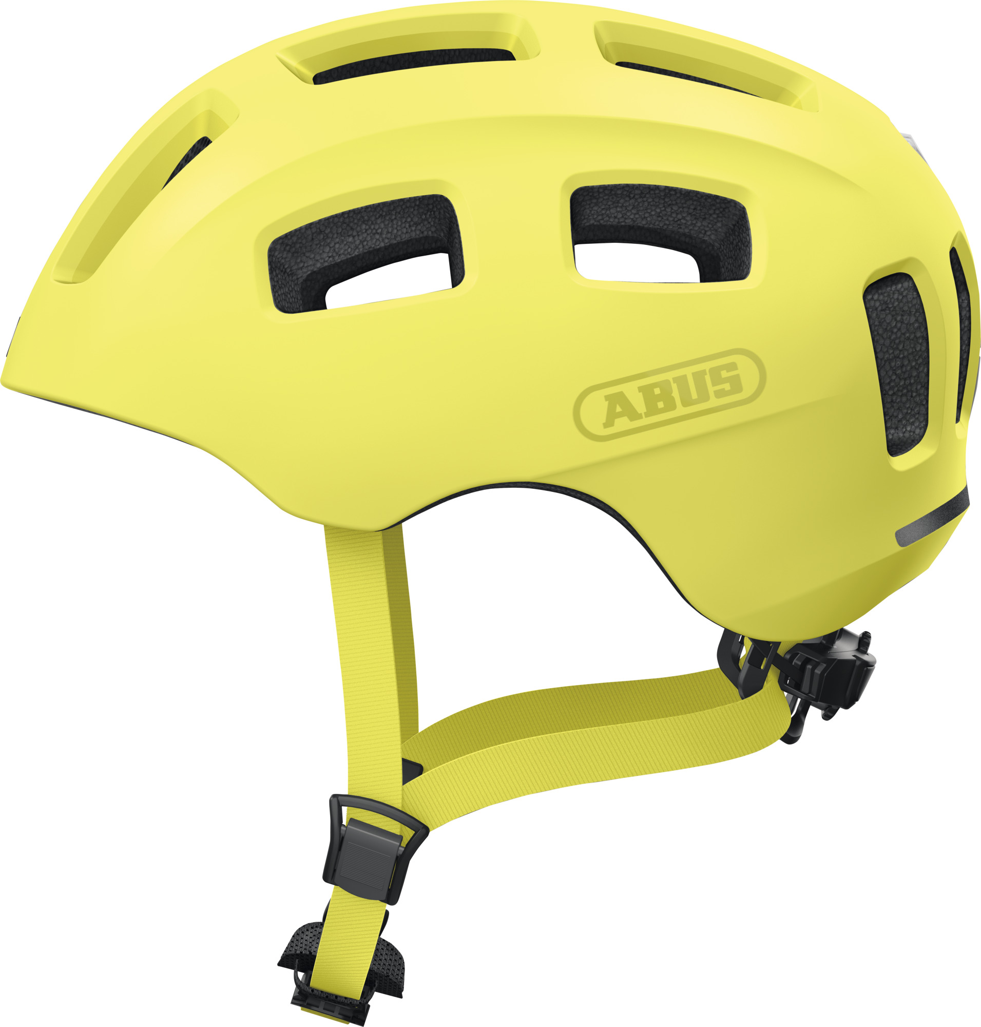 Abus helm youn-i 2.0 mono yellow s 48-54cm afbeelding