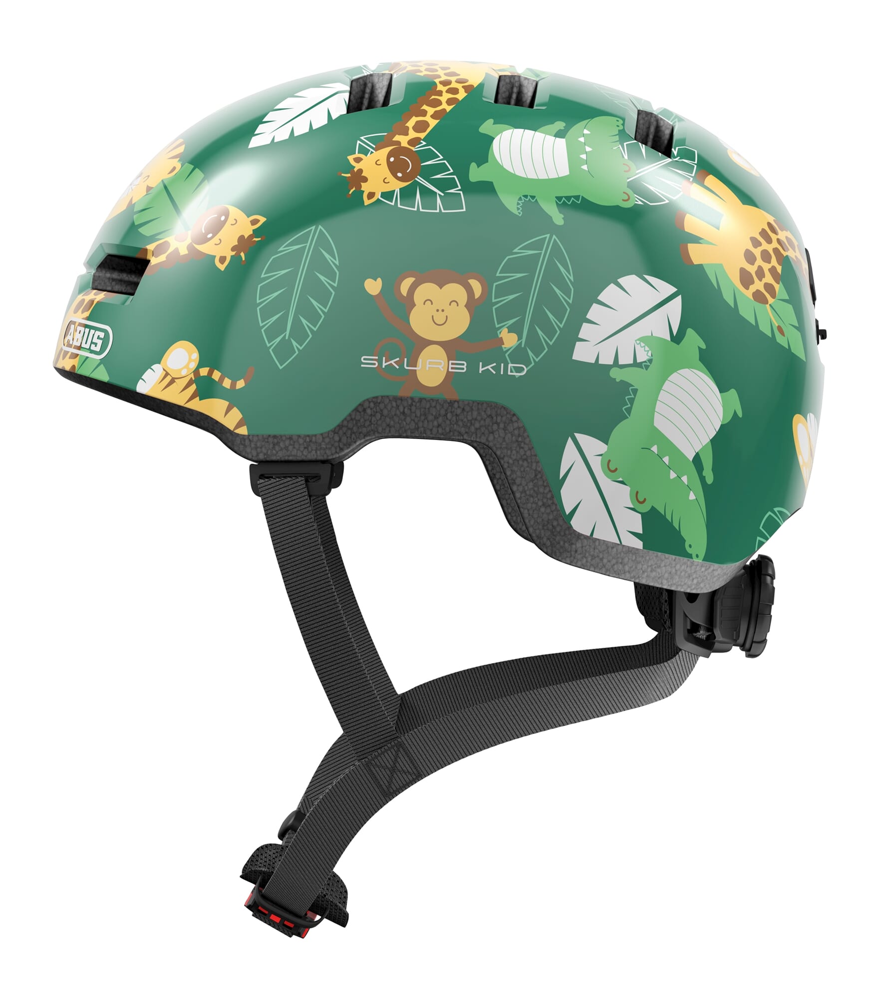 Abus helm skurb kid groen jungle m 50-55cm afbeelding