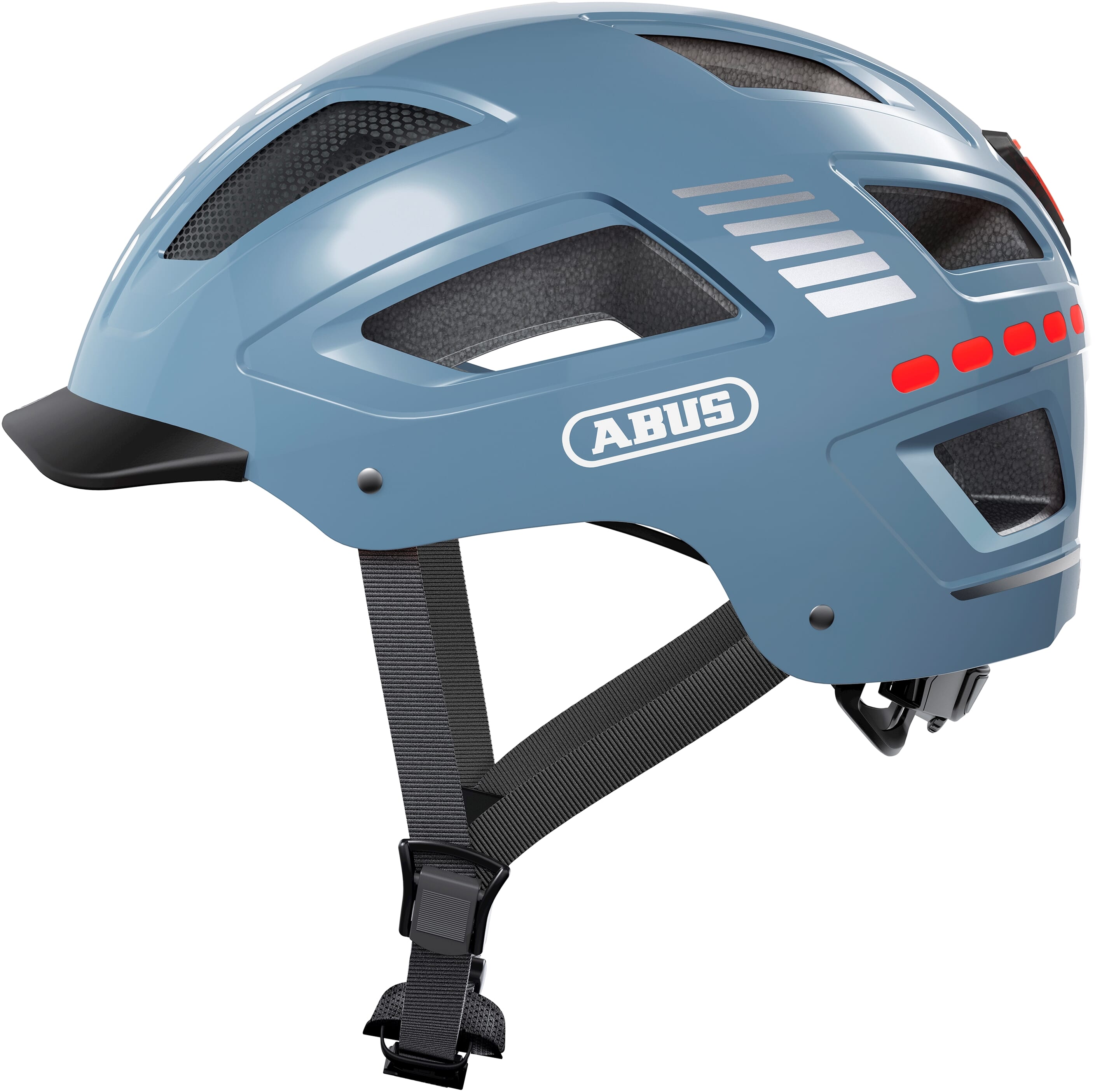Abus helm hyban 2.0 led signal glacier m 52-58cm