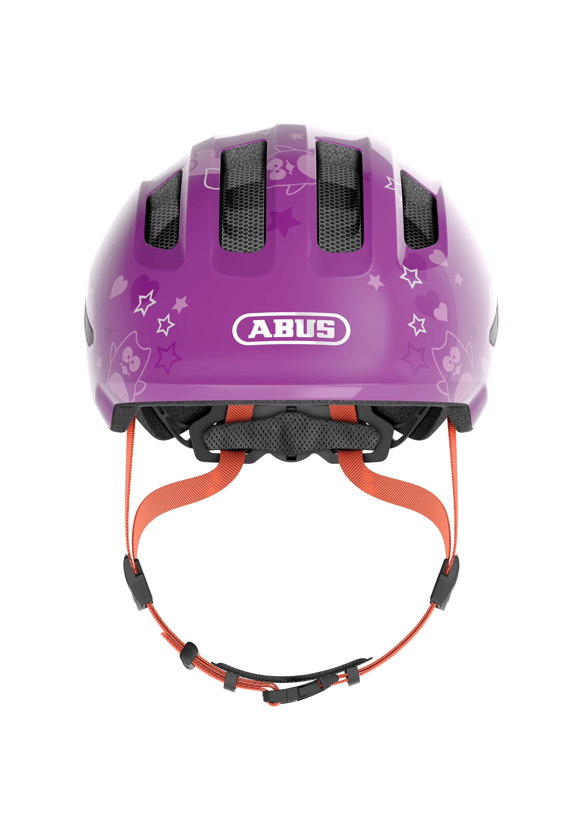 Abus helm smiley 3.0 purple star m 50-55cm afbeelding
