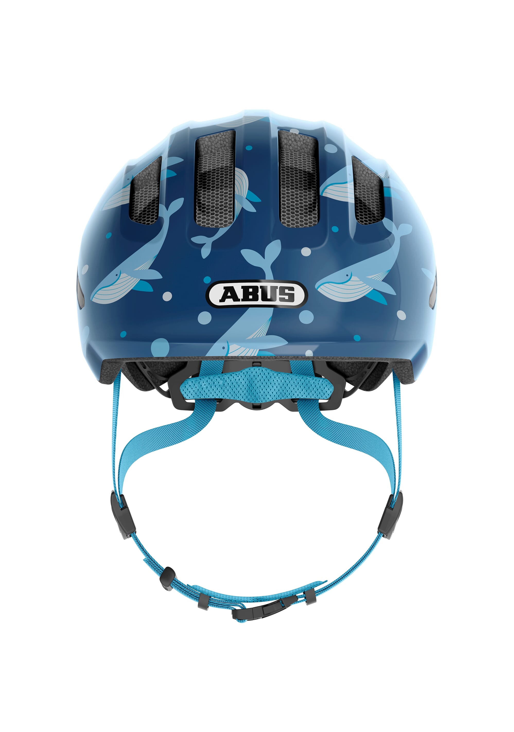 Abus helm smiley 3.0 blauw whale s 45-50cm afbeelding