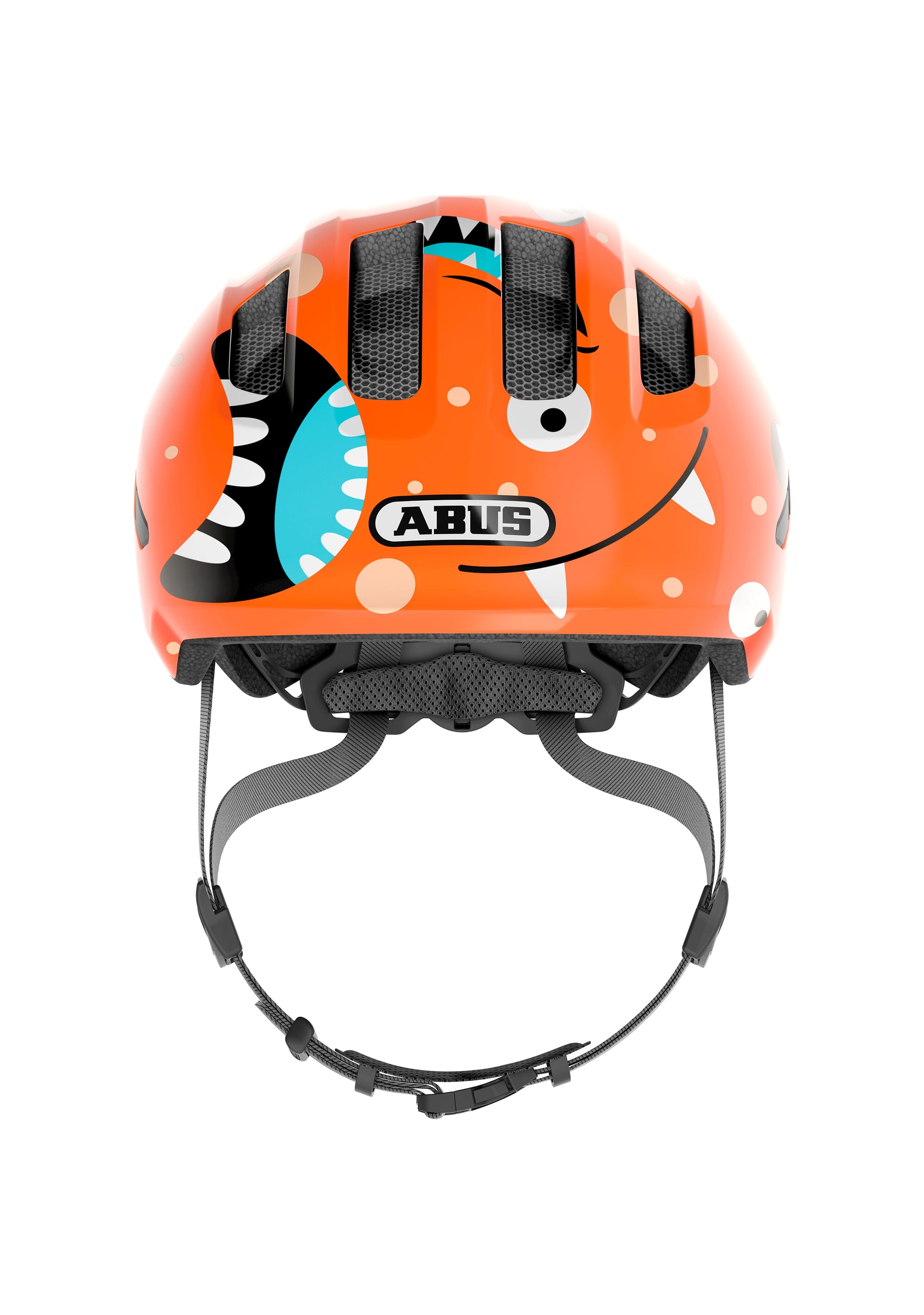Abus helm smiley 3.0 goudange monster m 50-55cm afbeelding