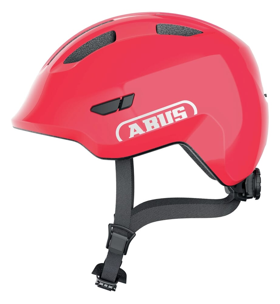 Abus helm smiley 3.0 shiny red s 45-50cm afbeelding