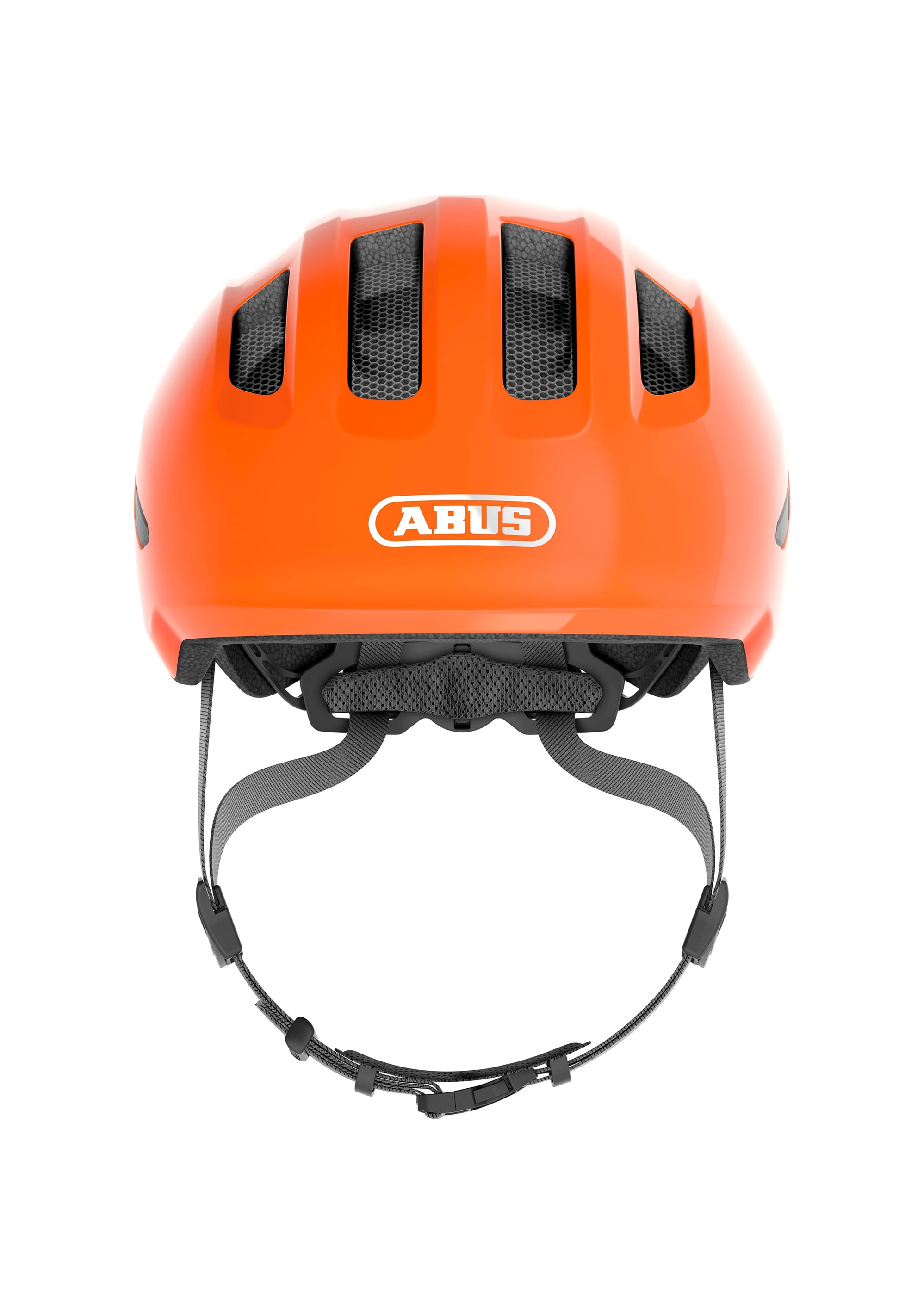 Abus helm smiley 3.0 shiny goudange s 45-50cm afbeelding