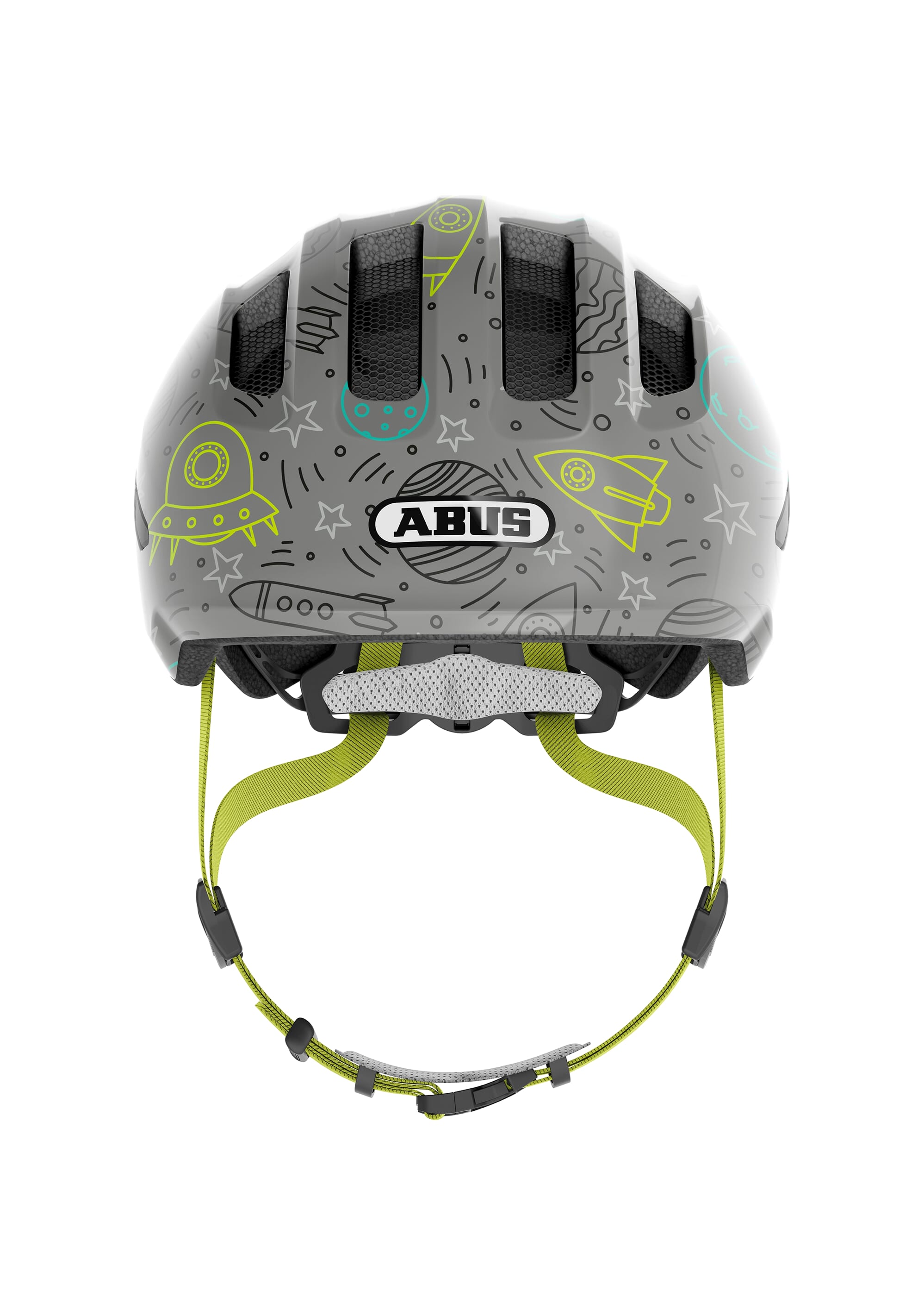 Abus helm smiley 3.0 led grijs space m 50-55cm afbeelding