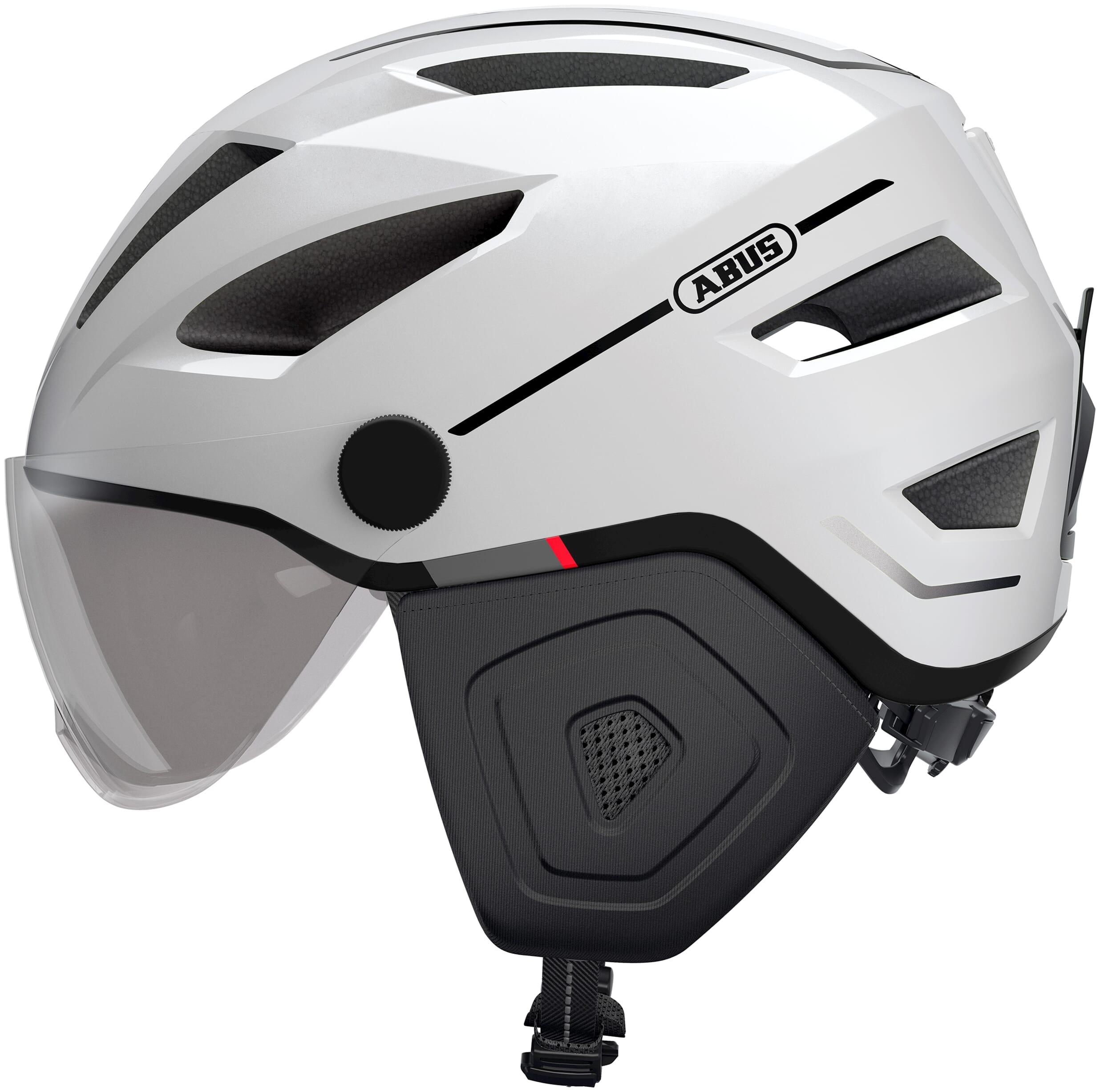 Abus helm pedelec 2.0 ace pearl wit s 51-55cm afbeelding