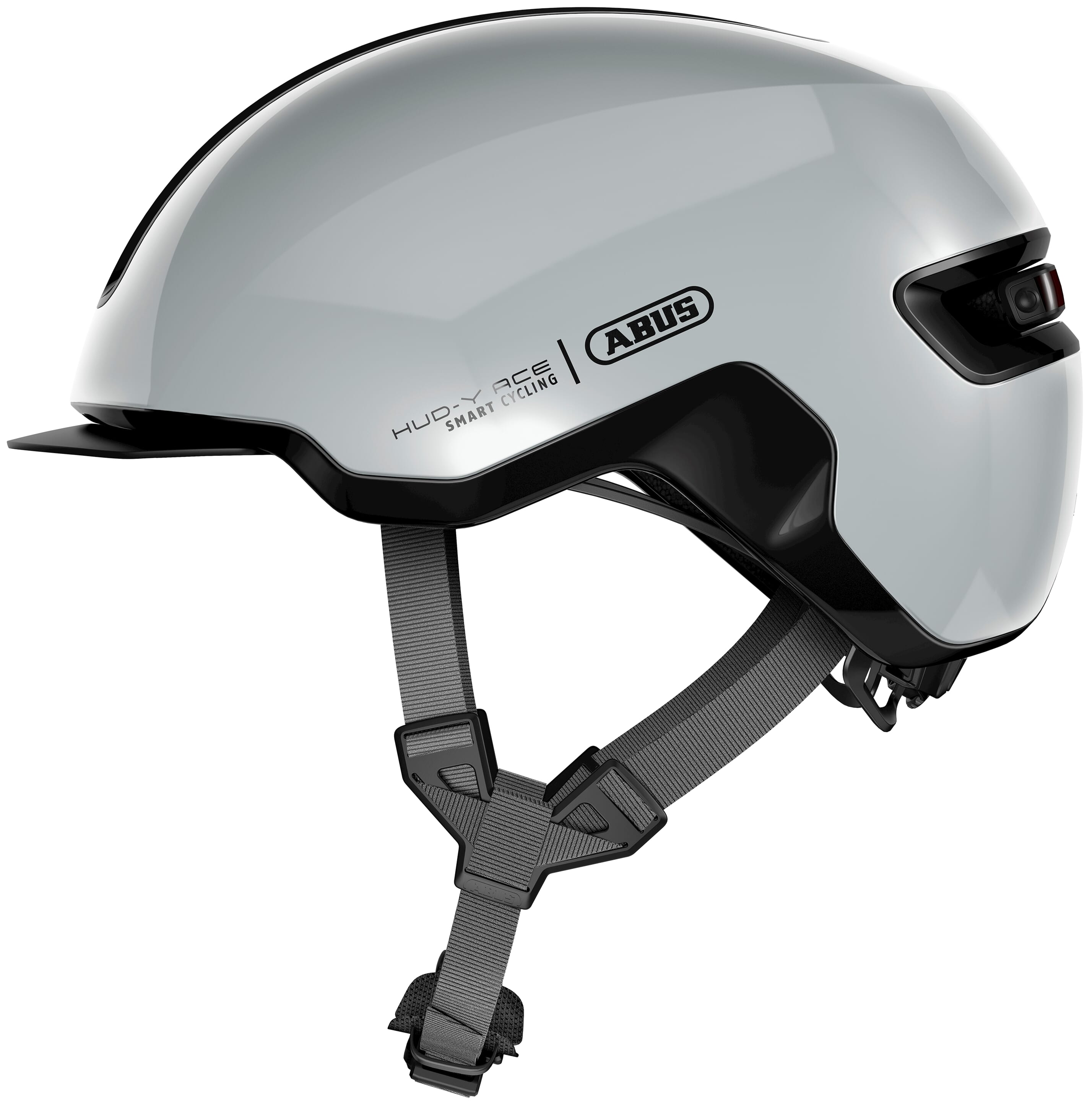 Abus helm hud-y race grijs m 54-58cm afbeelding