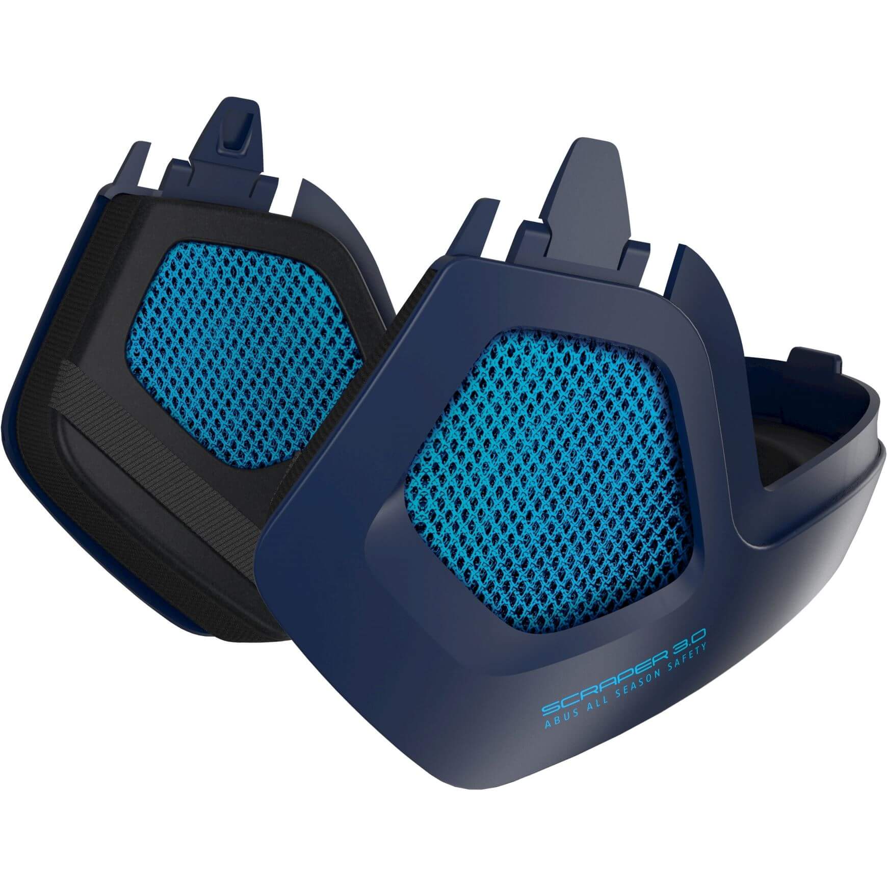 Abus winterkit scraper 3.0 ultra blauw l afbeelding