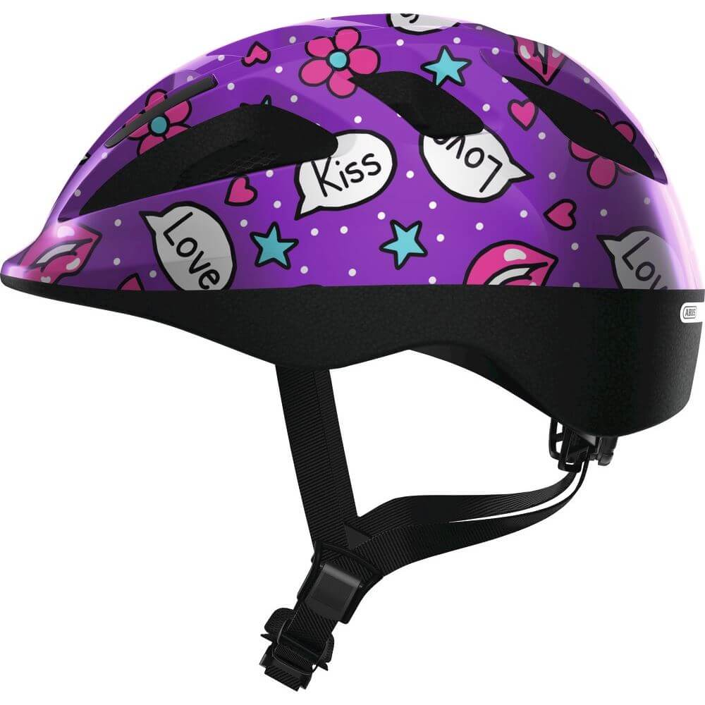 Abus helm smooty 2.0 purple kisses s 45-50 cm afbeelding