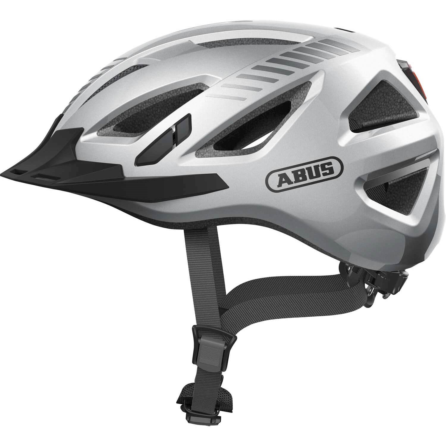 Abus helm urban-i 3.0 signal zilver m 52-58cm afbeelding