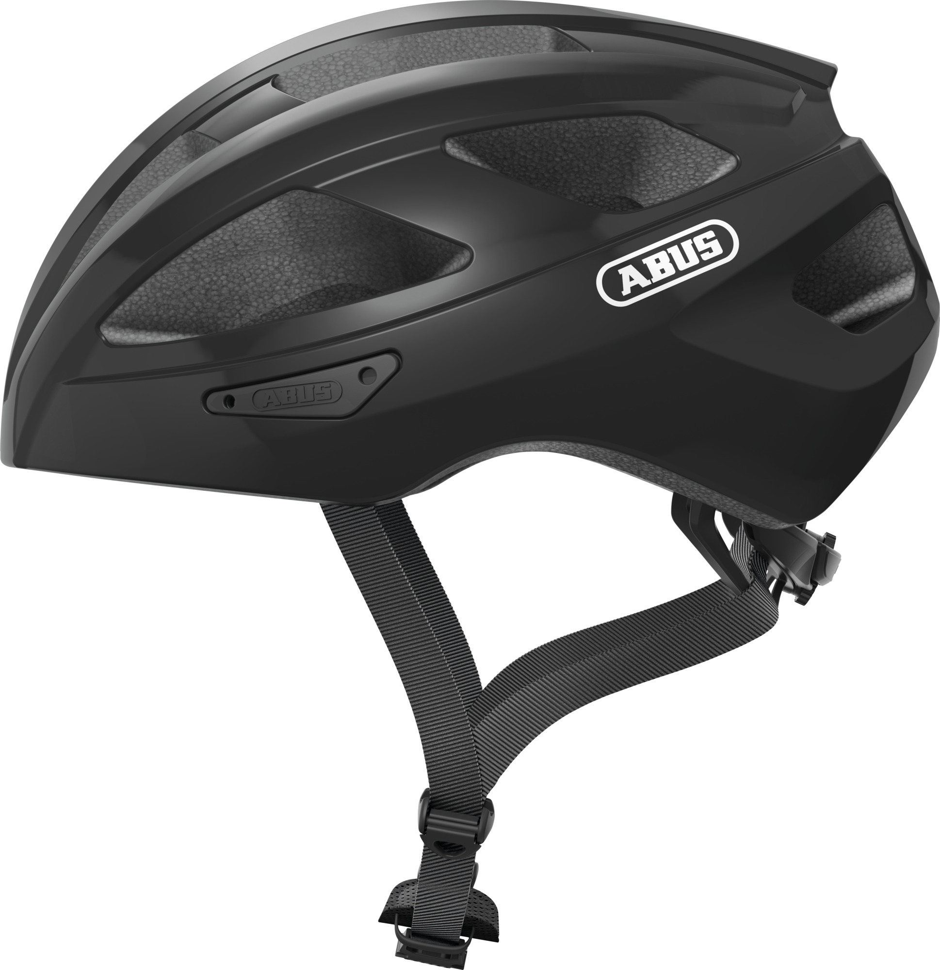 Abus helm macatgoud shiny velvet zwart m 52-58cm afbeelding