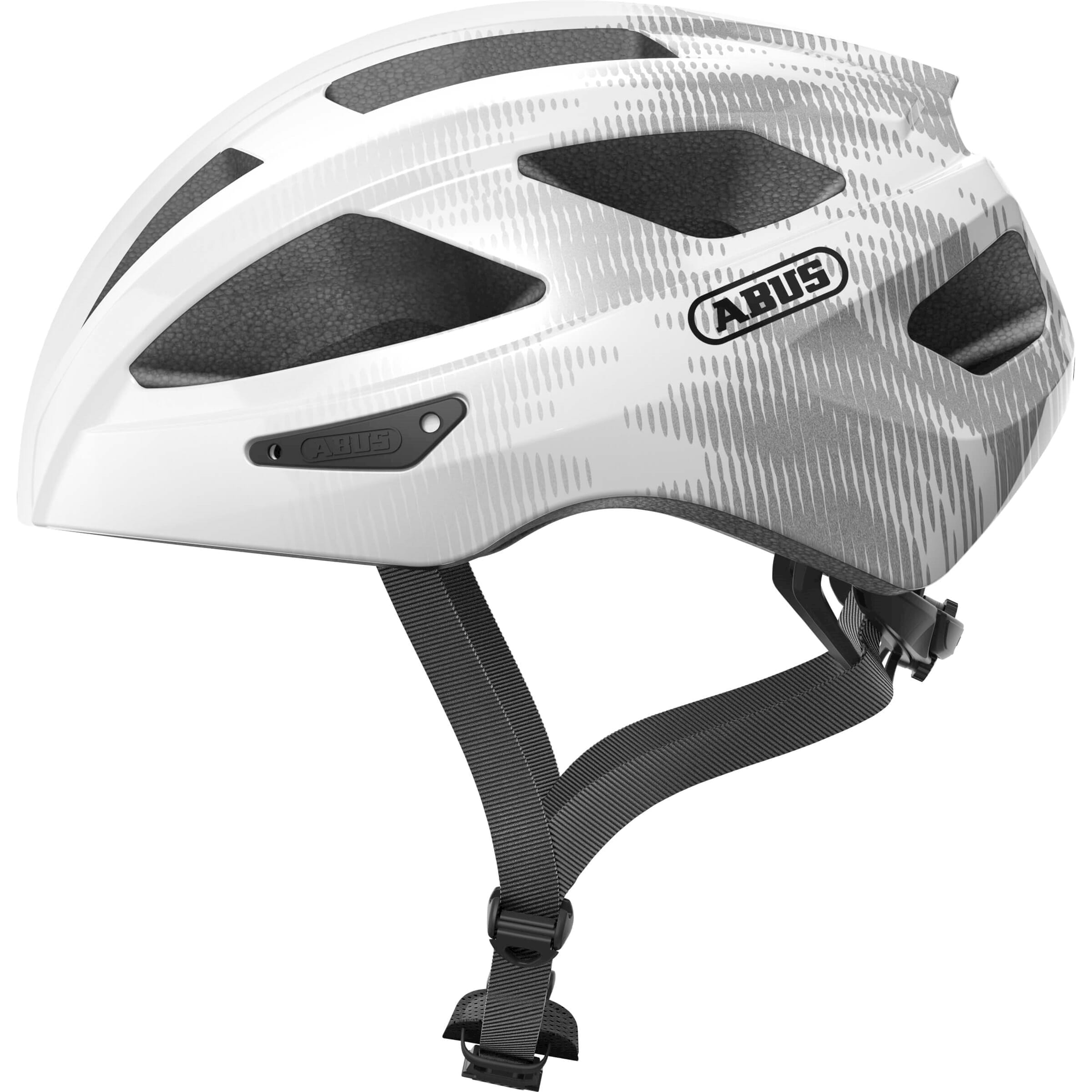 Abus helm macatgoud wit zilver m 52-58cm afbeelding