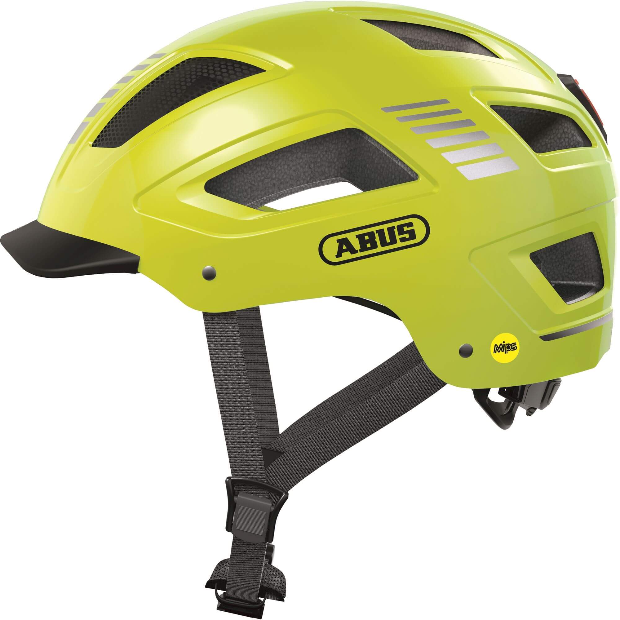 Abus helm hyban 2.0 mips signal yellow xl 58-63cm afbeelding