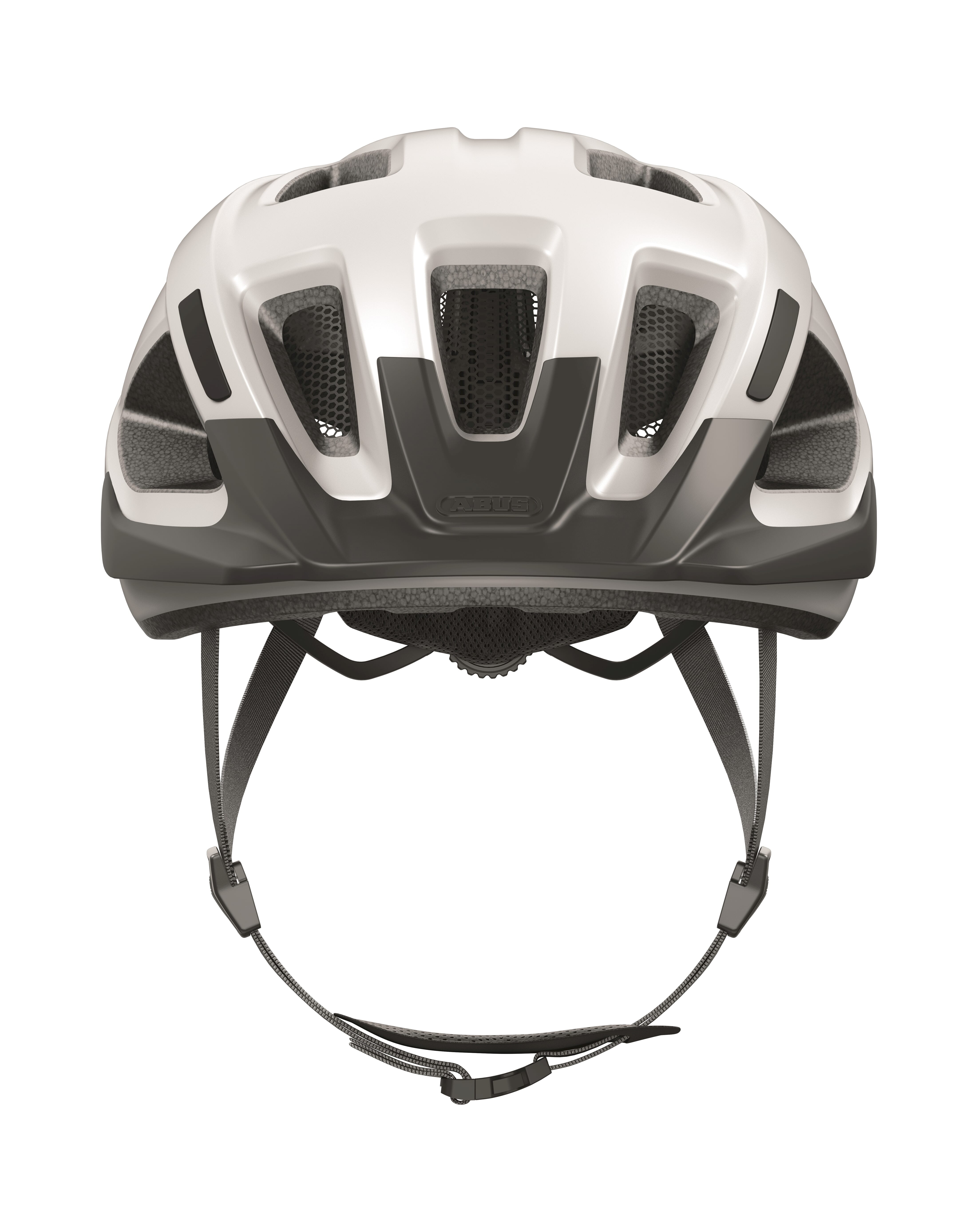 Abus Helm Aduro 3.0 Veilige en comfortabele fietshelm voor sportief rijden White M