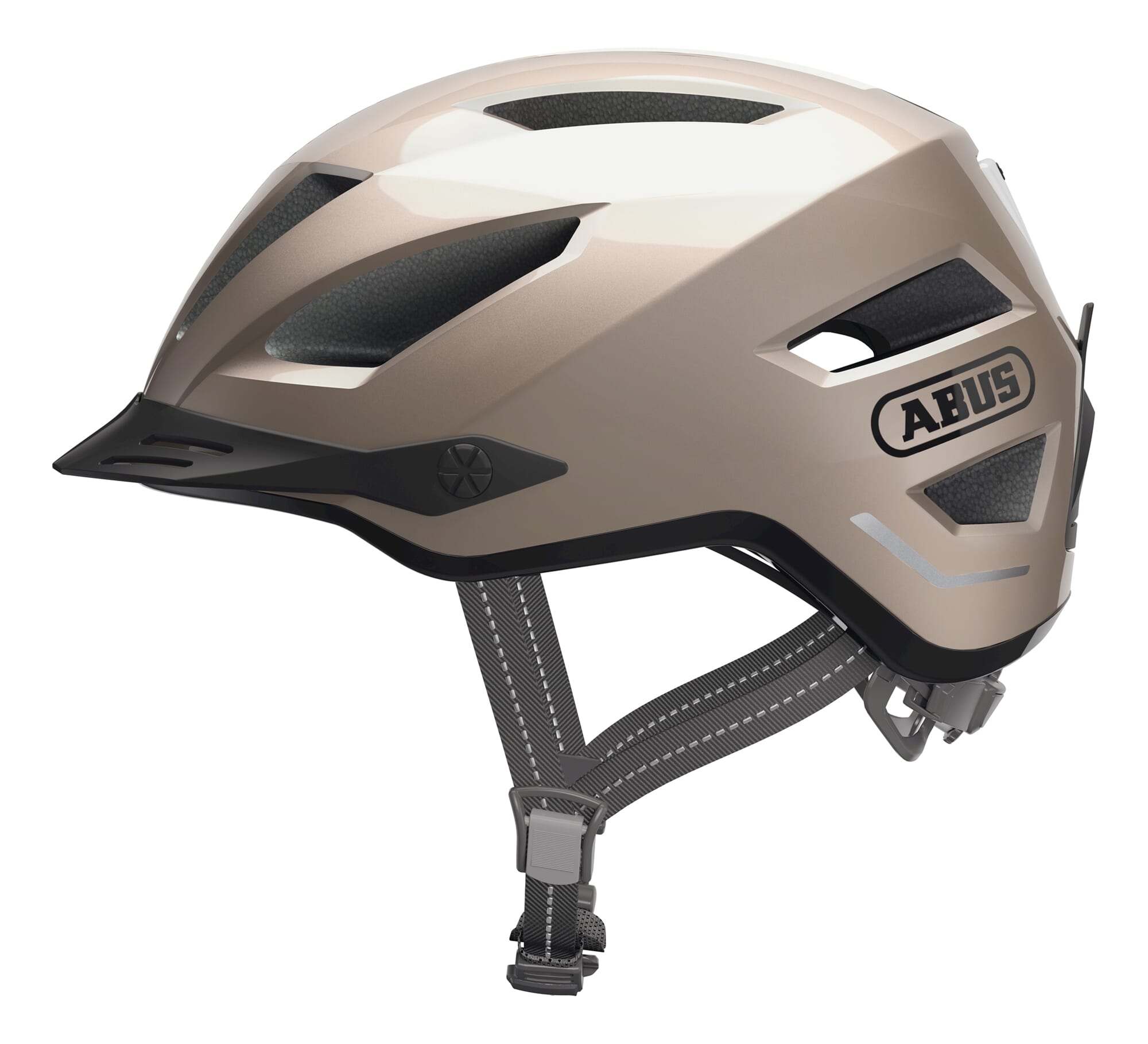 Abus helm pedelec 2.0 champagne goud m 52-57cm afbeelding