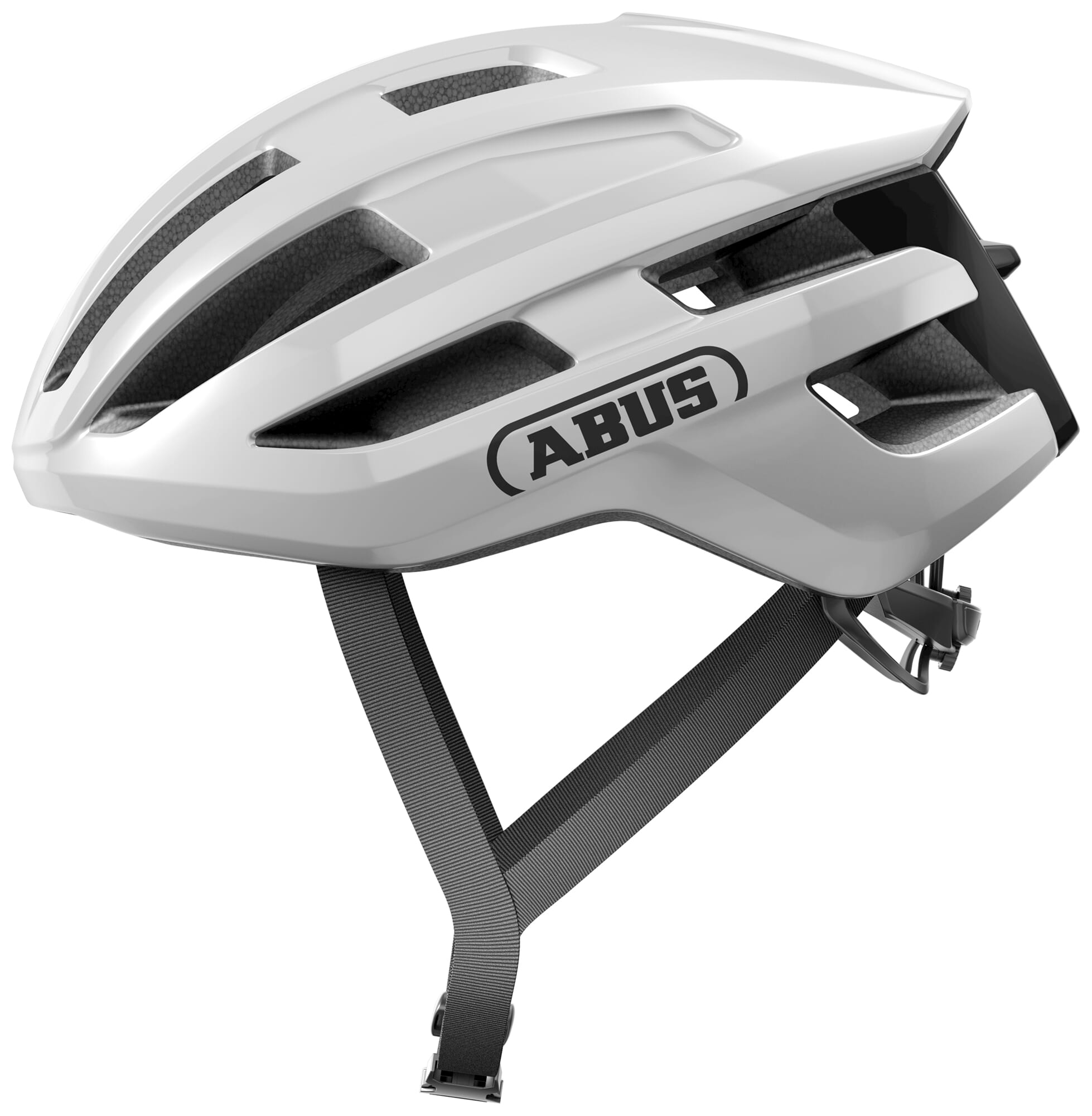 Abus helm powerdome shiny white m 54-58cm afbeelding