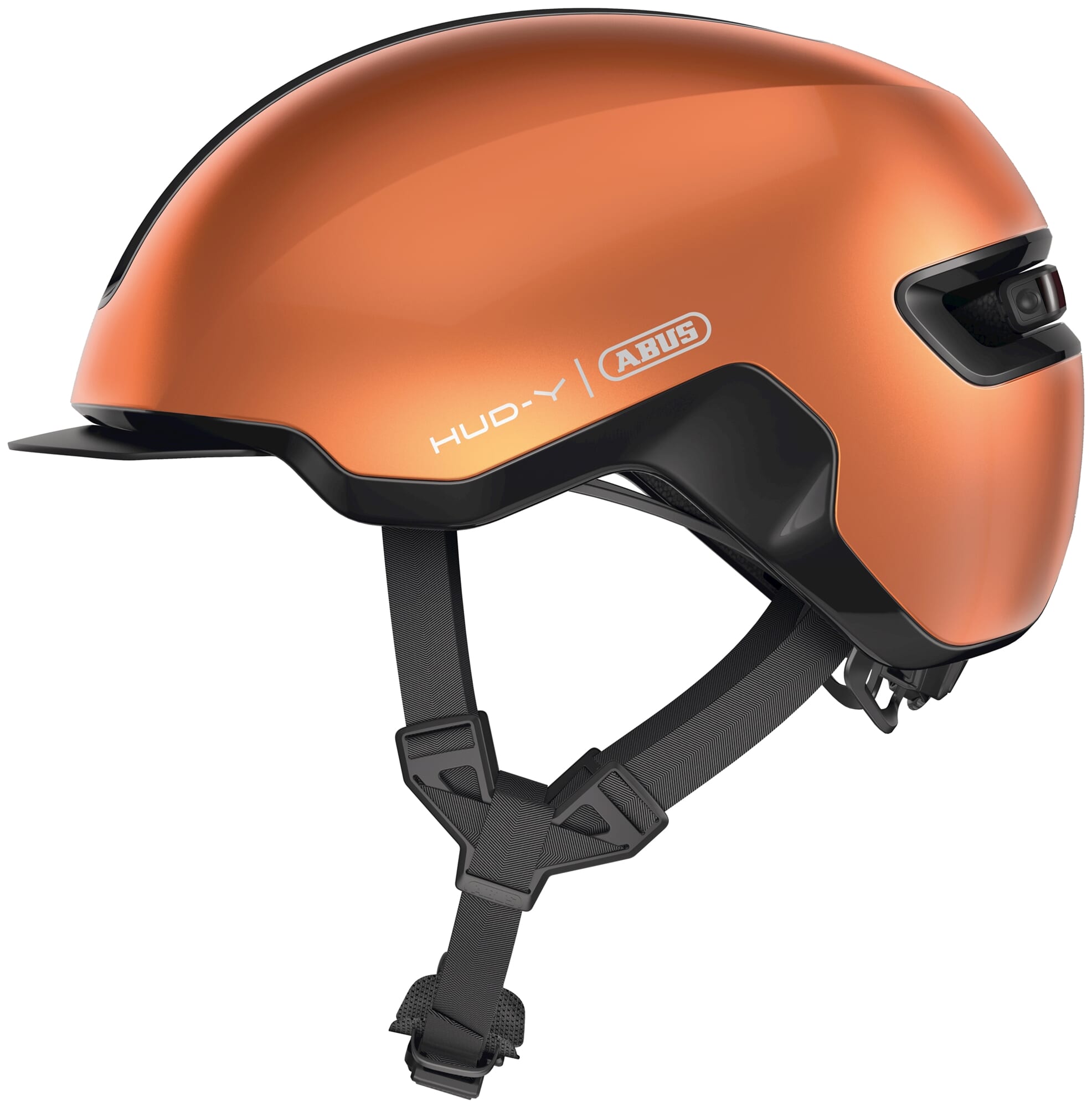 Abus helm hud-y goldfish orange s 51-55 cm afbeelding