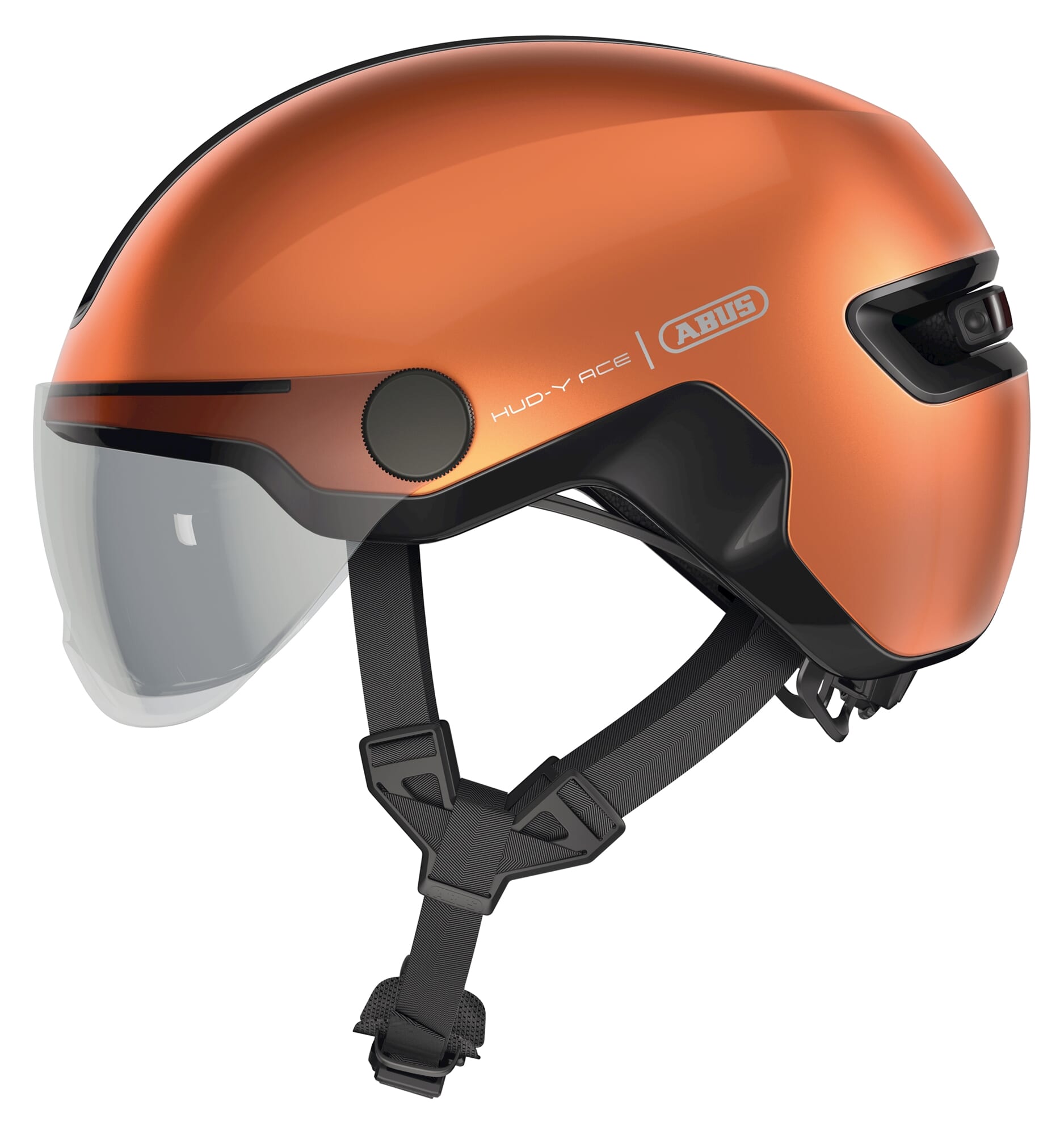 Abus helm hud-y ace goldfish orange m 54-58cm afbeelding